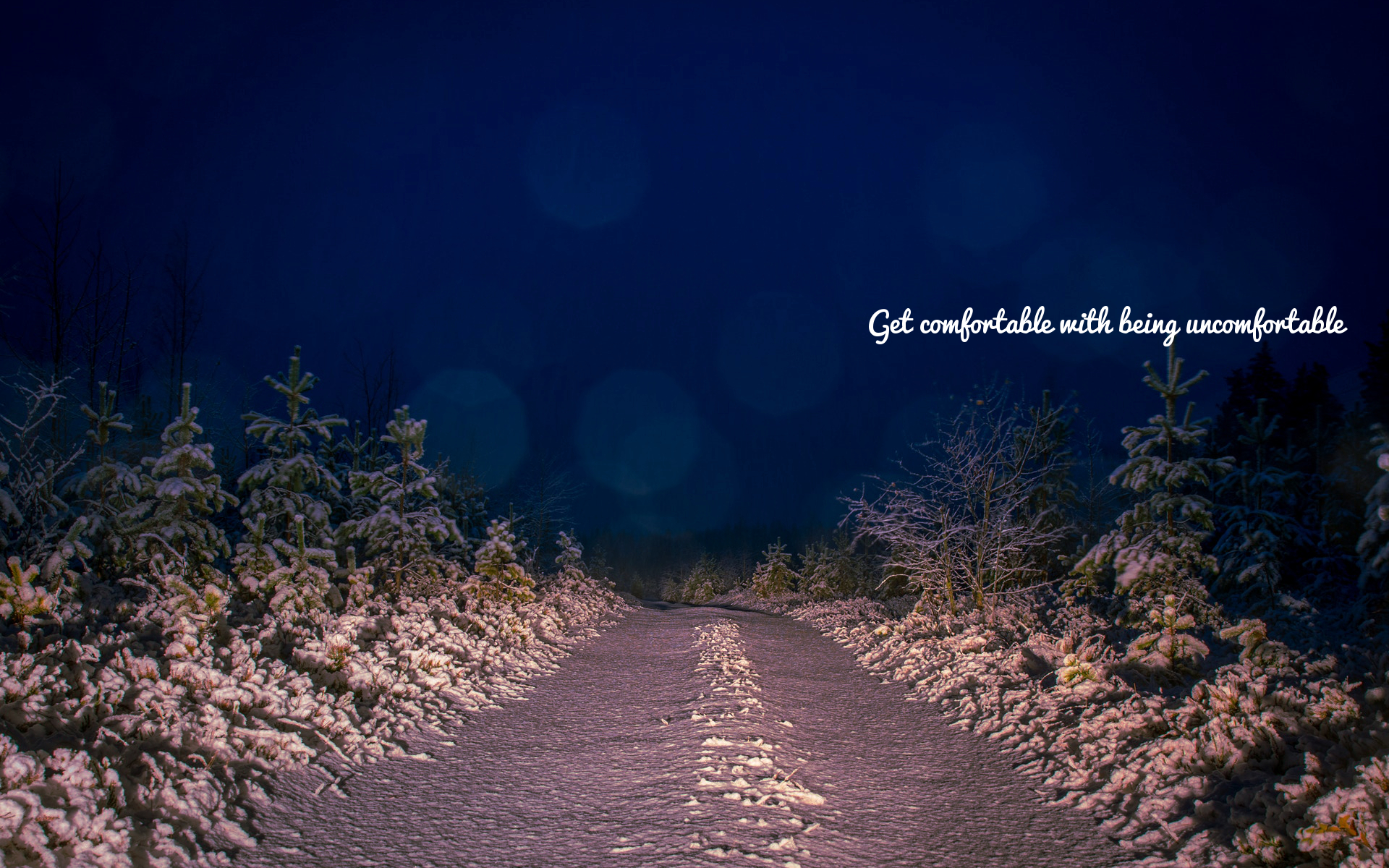 Get comfortable with being uncomfortable