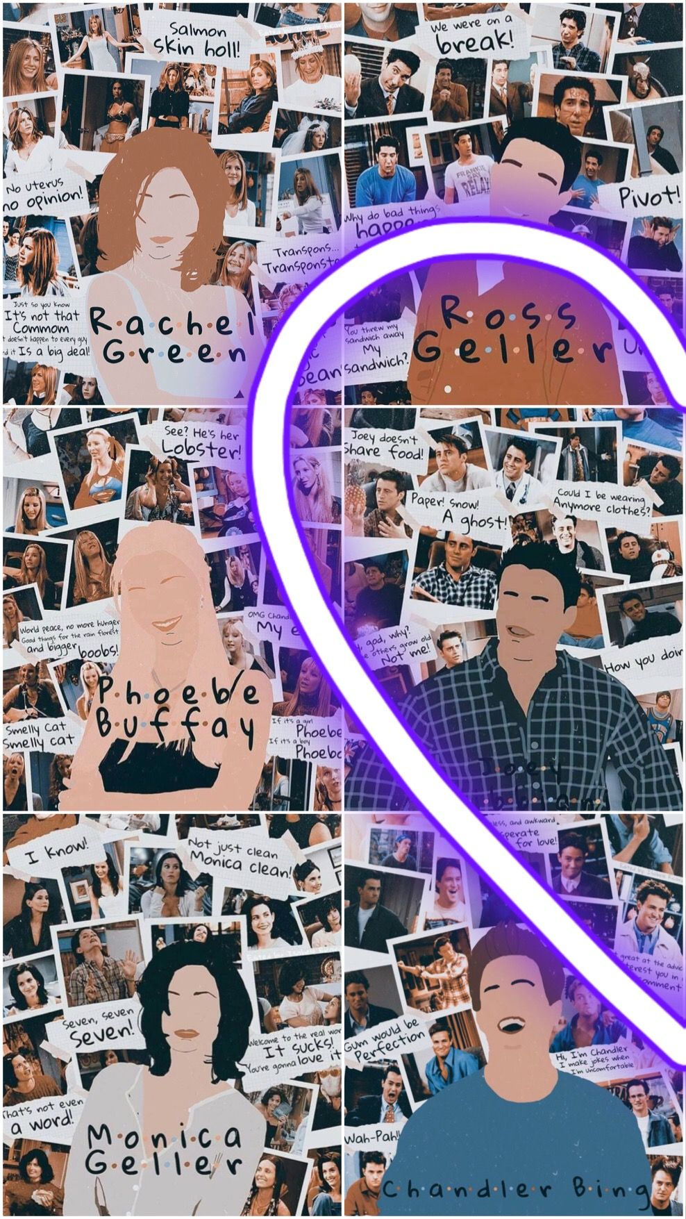 BFF 1 (Friends wallpaper for Friends fans). Friends wallpaper, Friends tv, Best friend wallpaper