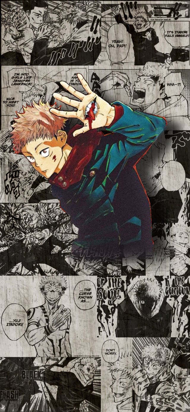 Itadori wallpaper I made