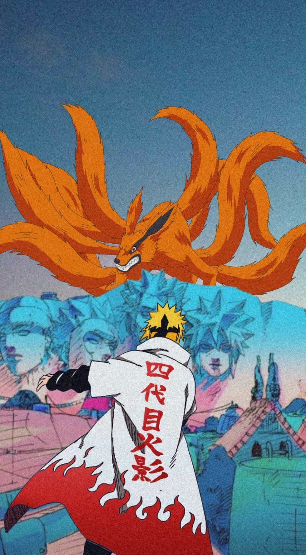 Minato Namikaze Vs kurama Wallpaper HD. Naruto shippuden sasuke, Arte naruto, Naruto gaara