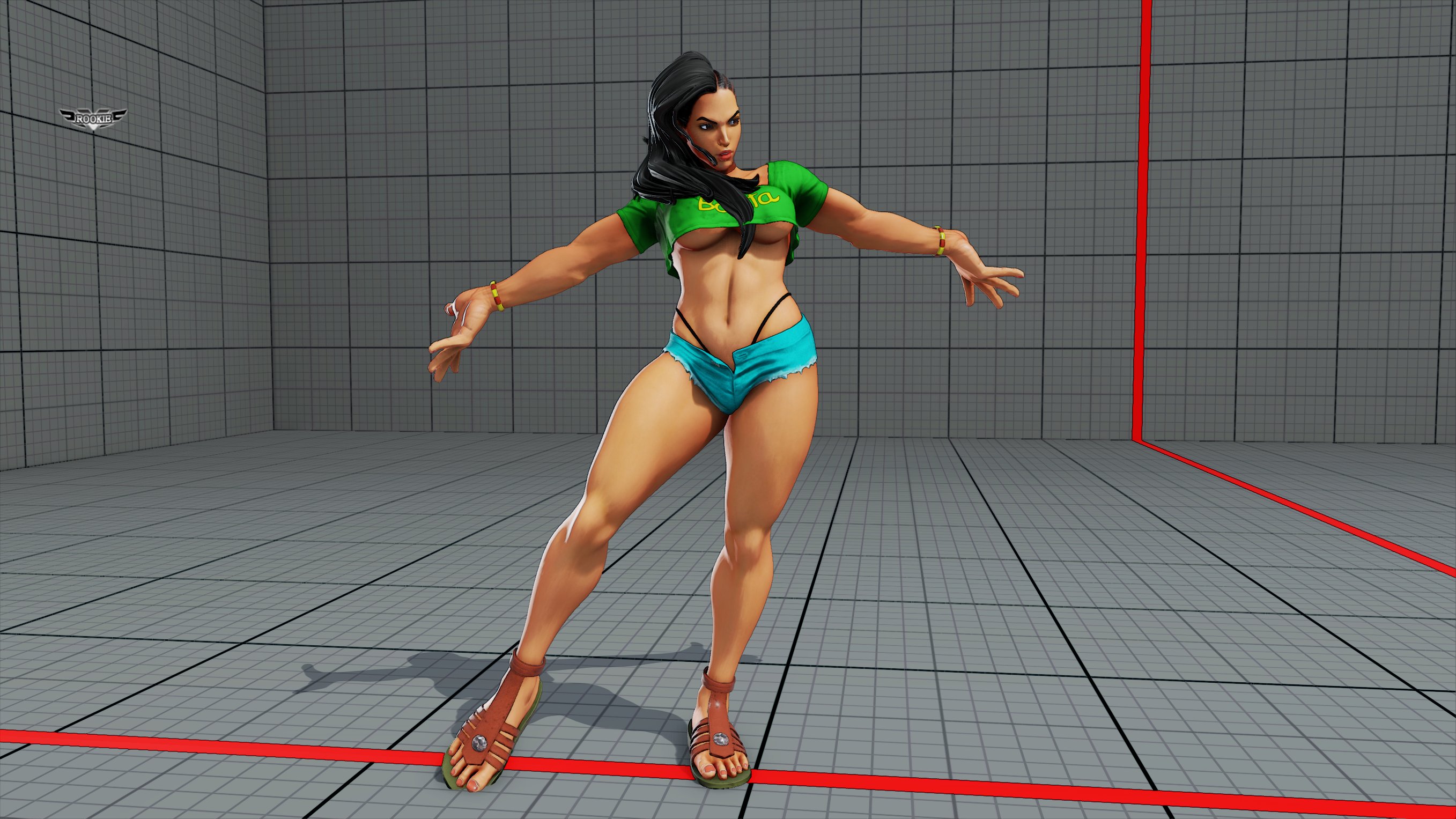 Reference Emporium and screenshots of Laura Matsuda from Street Fighter V. Albums or