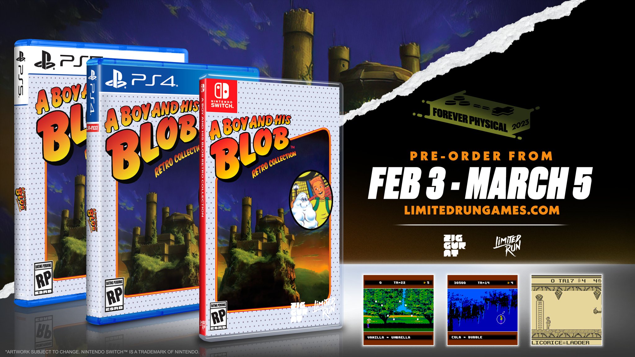 Limited Run Games're At The Bottom Of The Jellybean Bag. Pre Orders For A Boy And His Blob Retro Collection End Tonight! Reserve Your Physical Copy Or Classic Edition Now