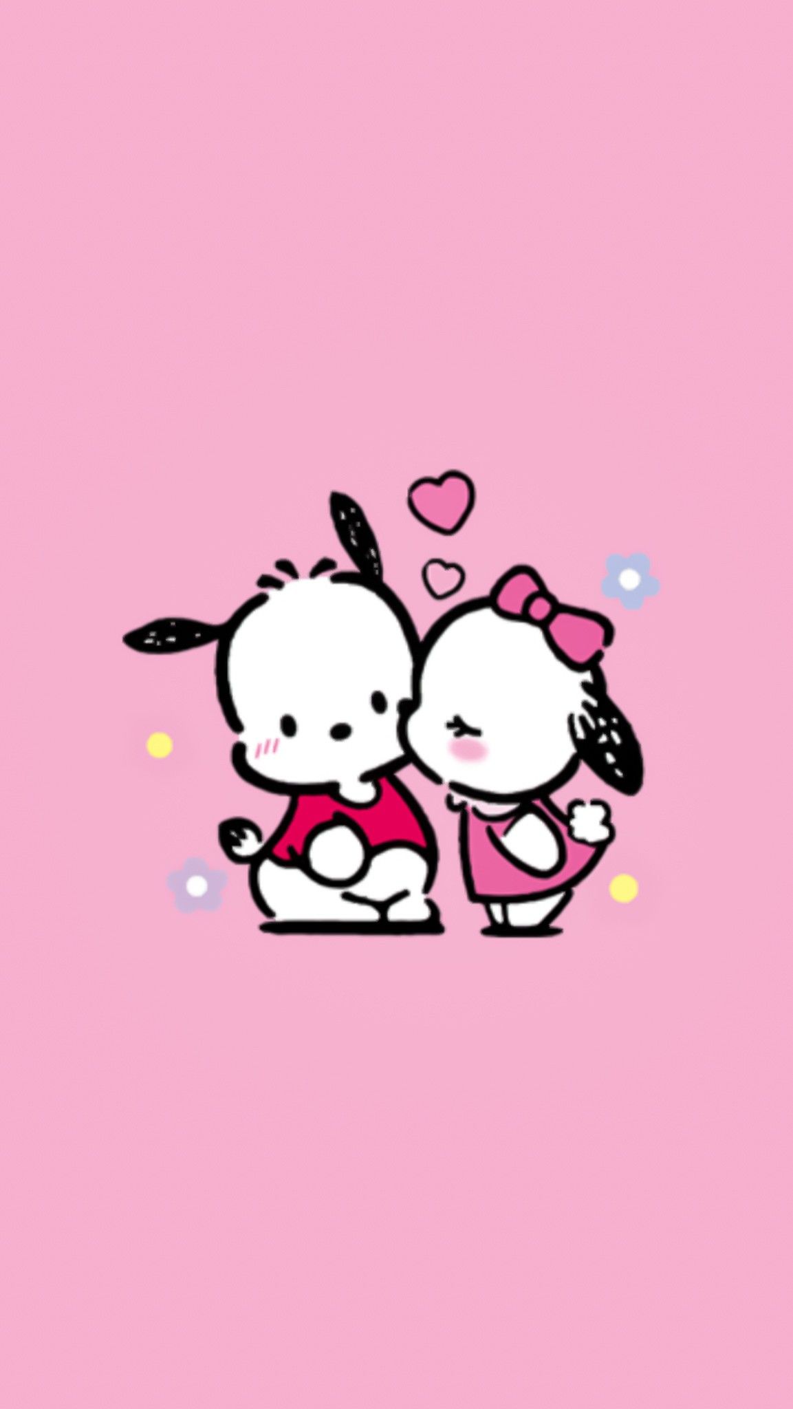 Pochacco. Hello kitty iphone wallpaper, Hello kitty picture, Sanrio wallpaper