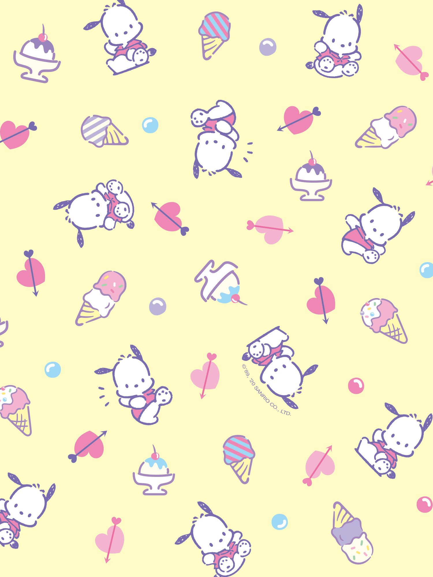 Pochacco. Our Characters. Sanrio wallpaper, Hello kitty wallpaper, Kawaii wallpaper