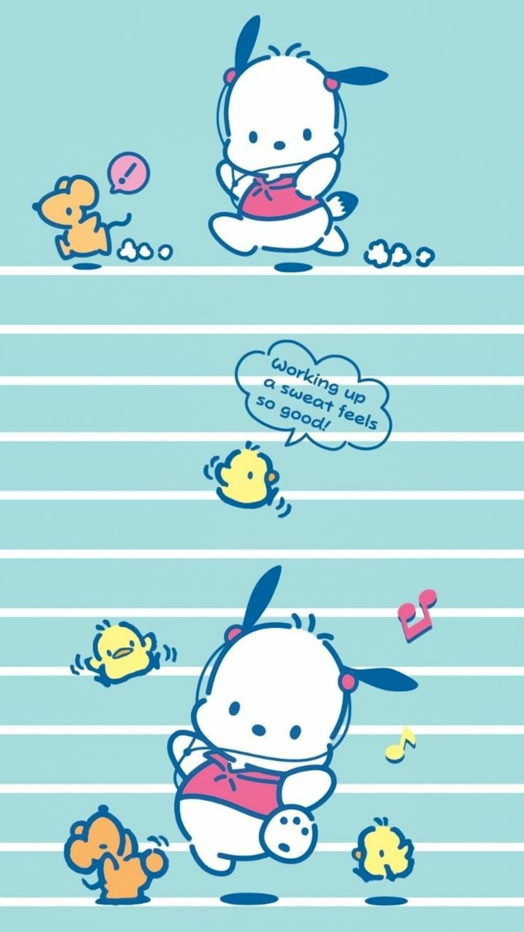 Pochacco. Cute mobile wallpaper, Hello kitty picture, Sanrio hello kitty