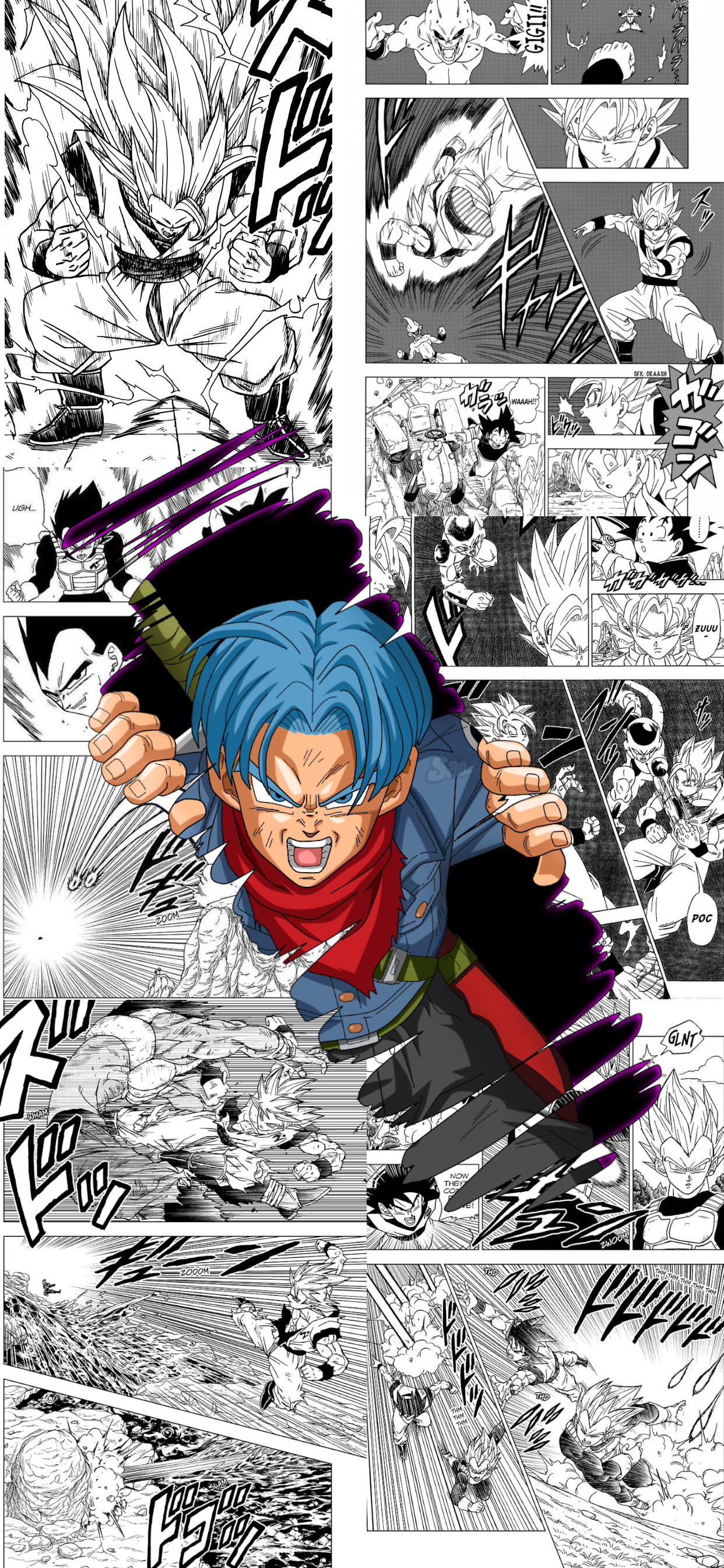 Dragon Ball Z Manga Pop Wallpaper