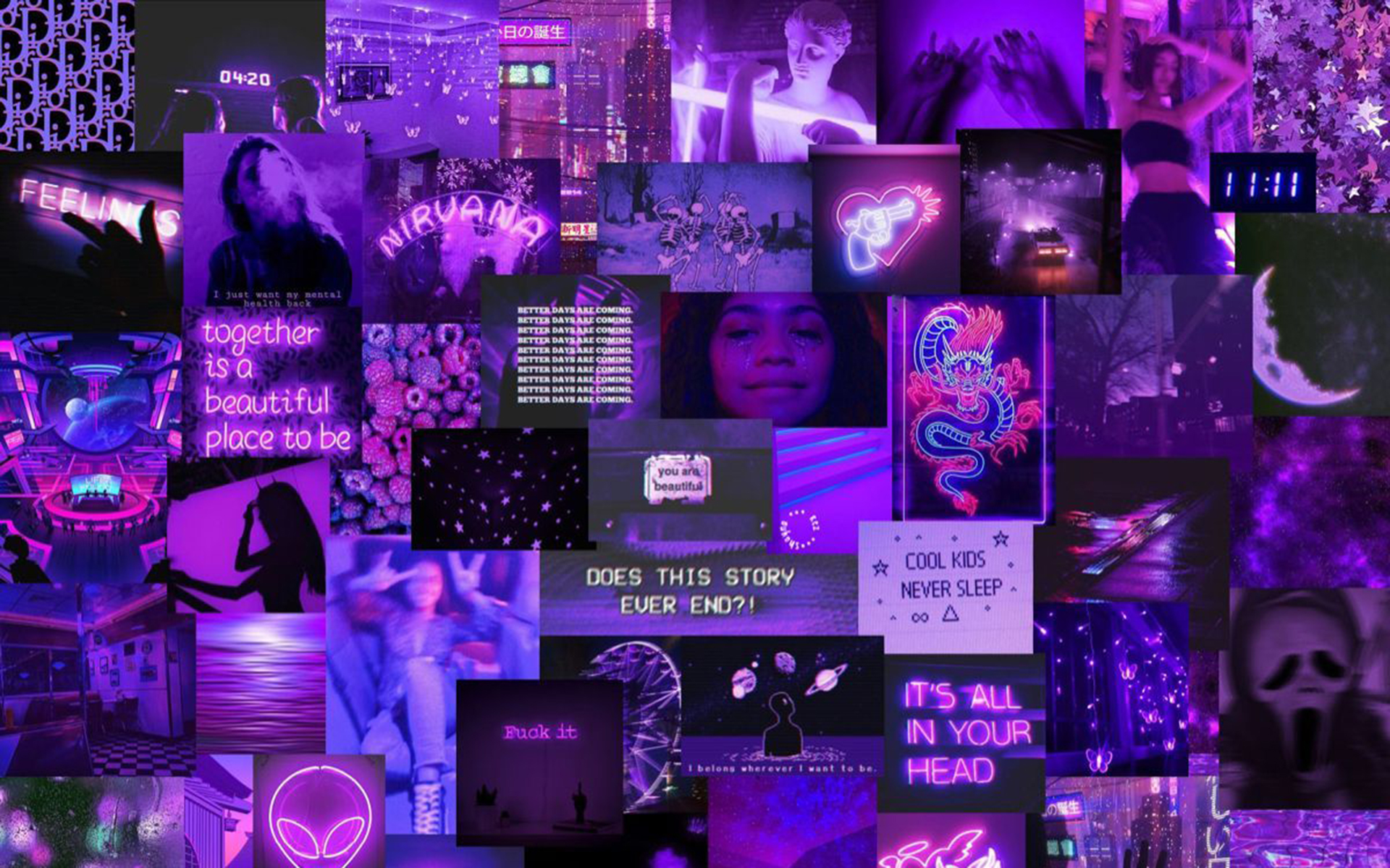 HD Wallpaper Aesthetic Purple