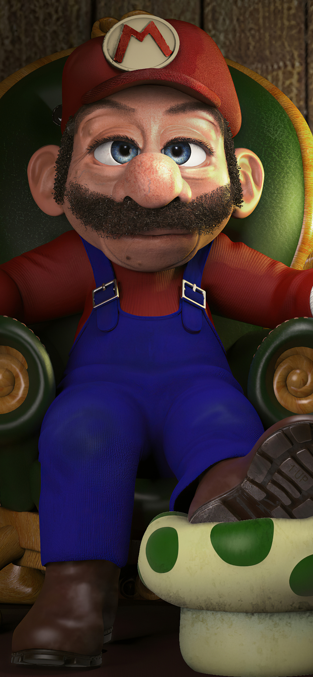 Retired Super Mario 4k iPhone XS MAX HD 4k Wallpaper, Image, Background, Photo and Picture