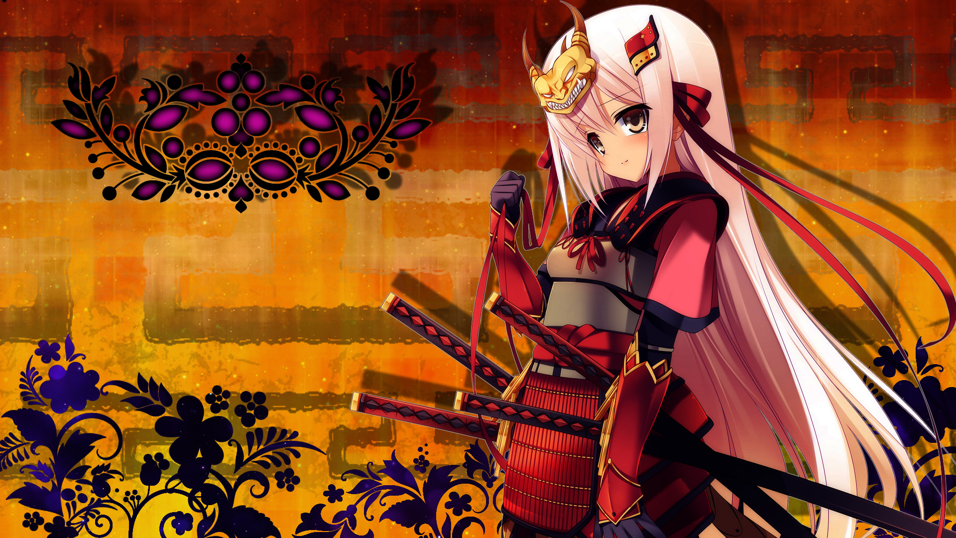 Picture Sabre Samurai Blonde girl Anime