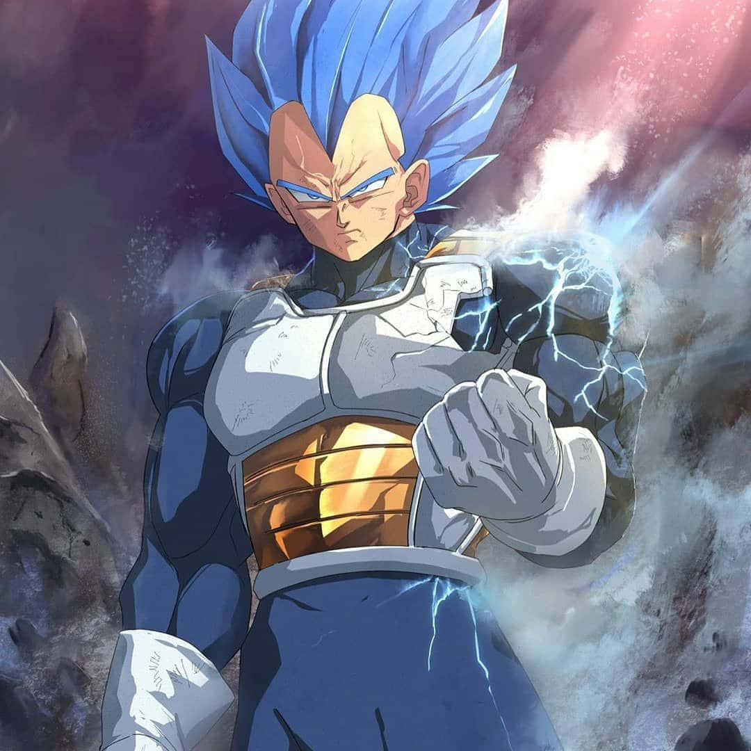 1080x1080 Vegeta Blue Wallpaper