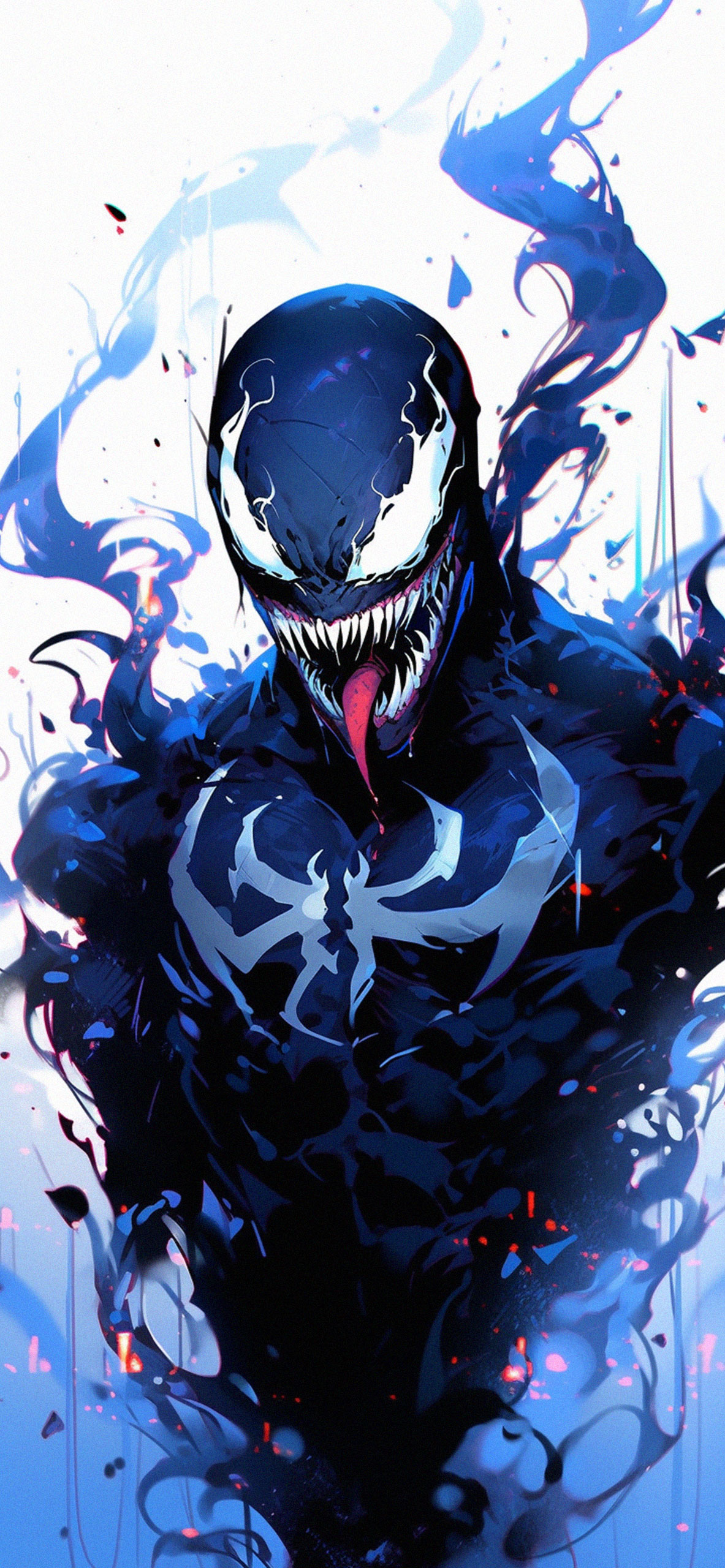 Cool Venom White Wallpaper