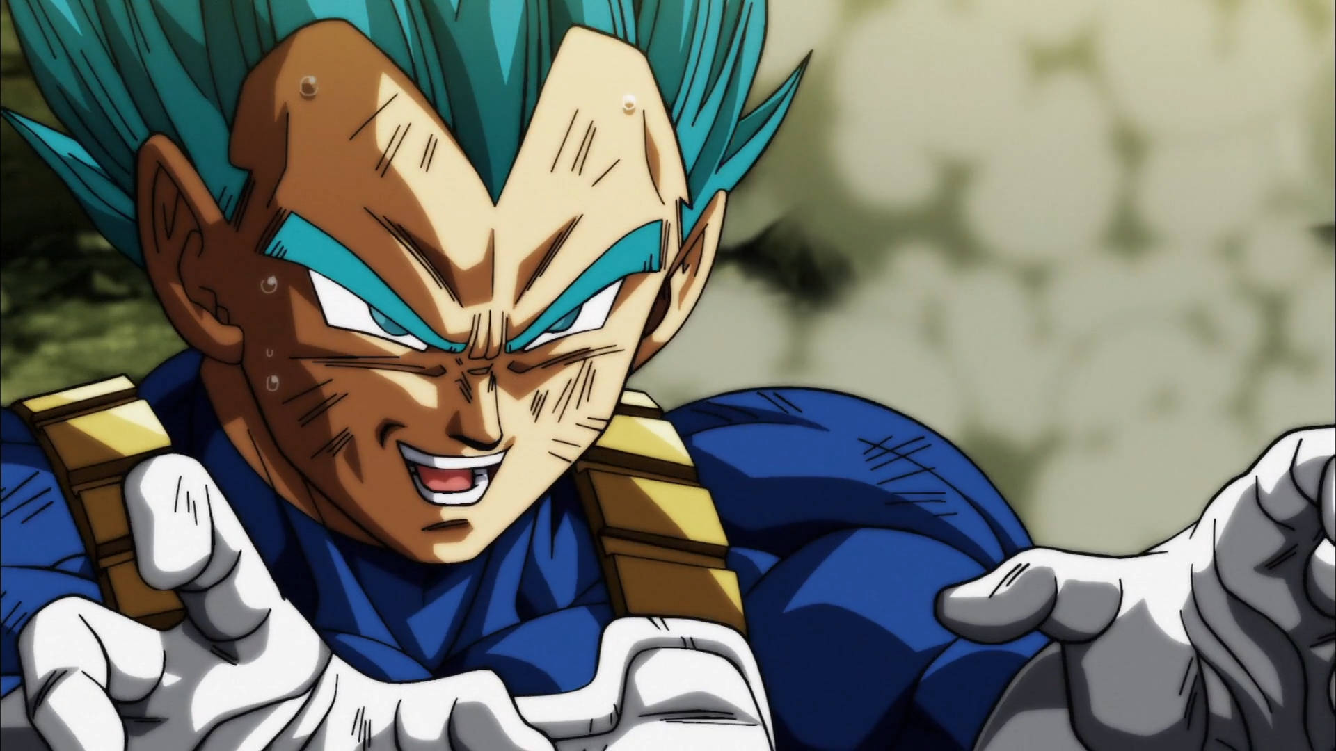 Download Vegeta Blue Evolved Goku Super Saiyan Wallpaper