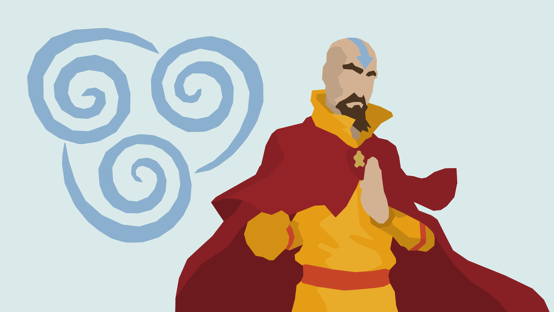 I Was Inspired By U NIghttimeDrives Post A Few Days Ago So I Tried To Make My Own. Tenzin Wallpaper 1920x1080 You Can Leave Suggestions In The Comments On Which Character I Could