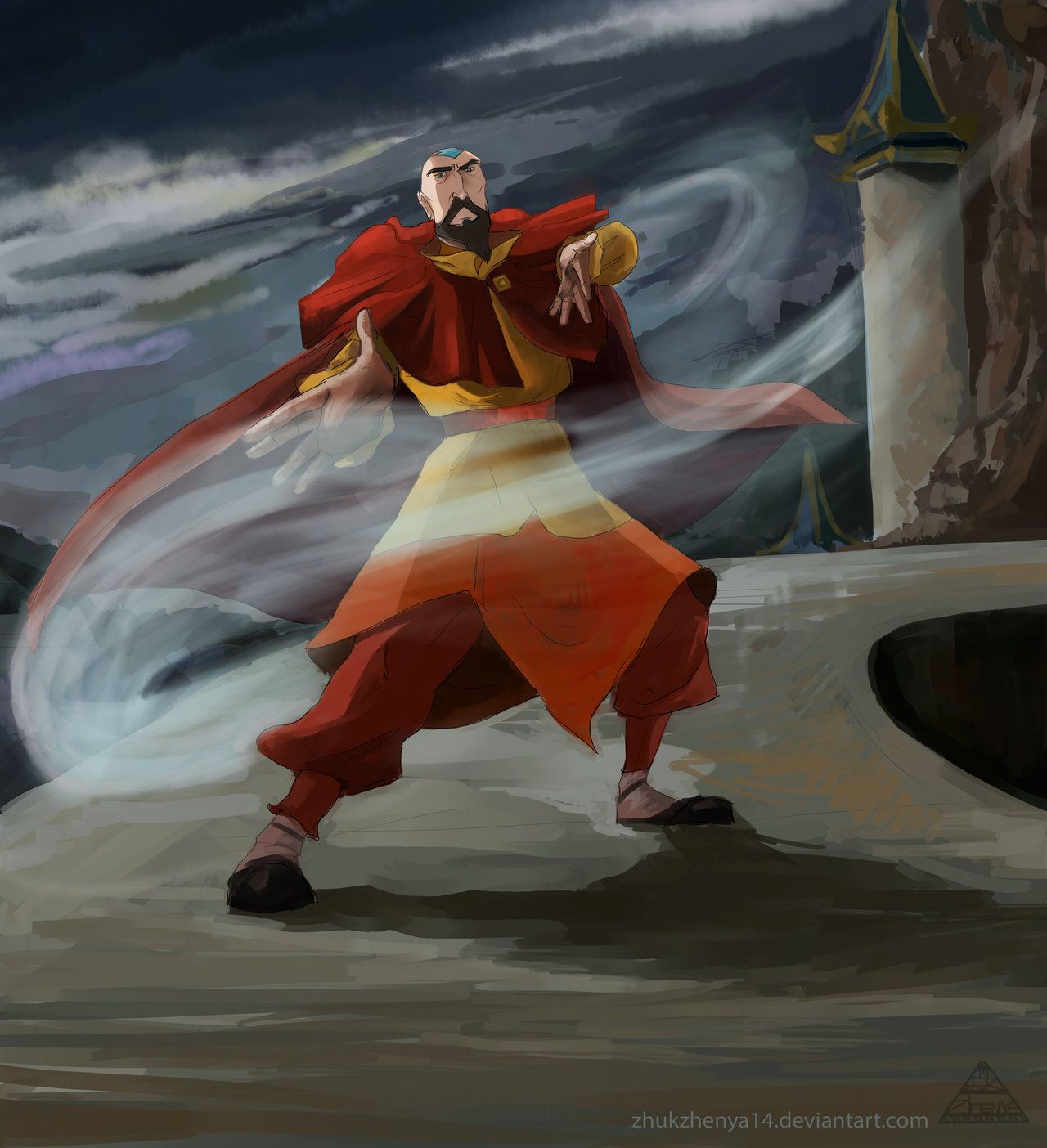 Tenzin Hero. Hero, Avatar aang