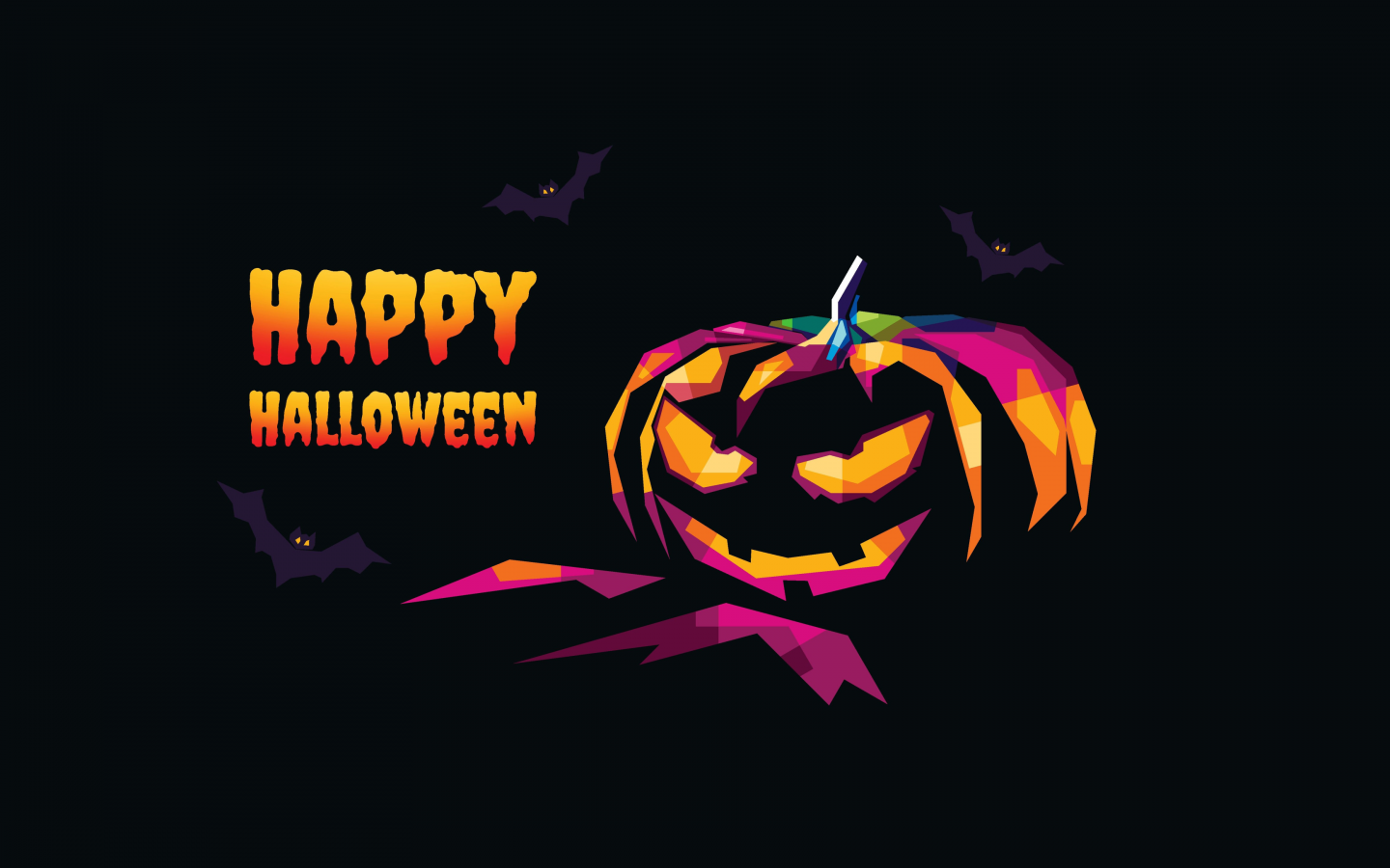 Happy Halloween Wallpaper 4K, Halloween Pumpkin