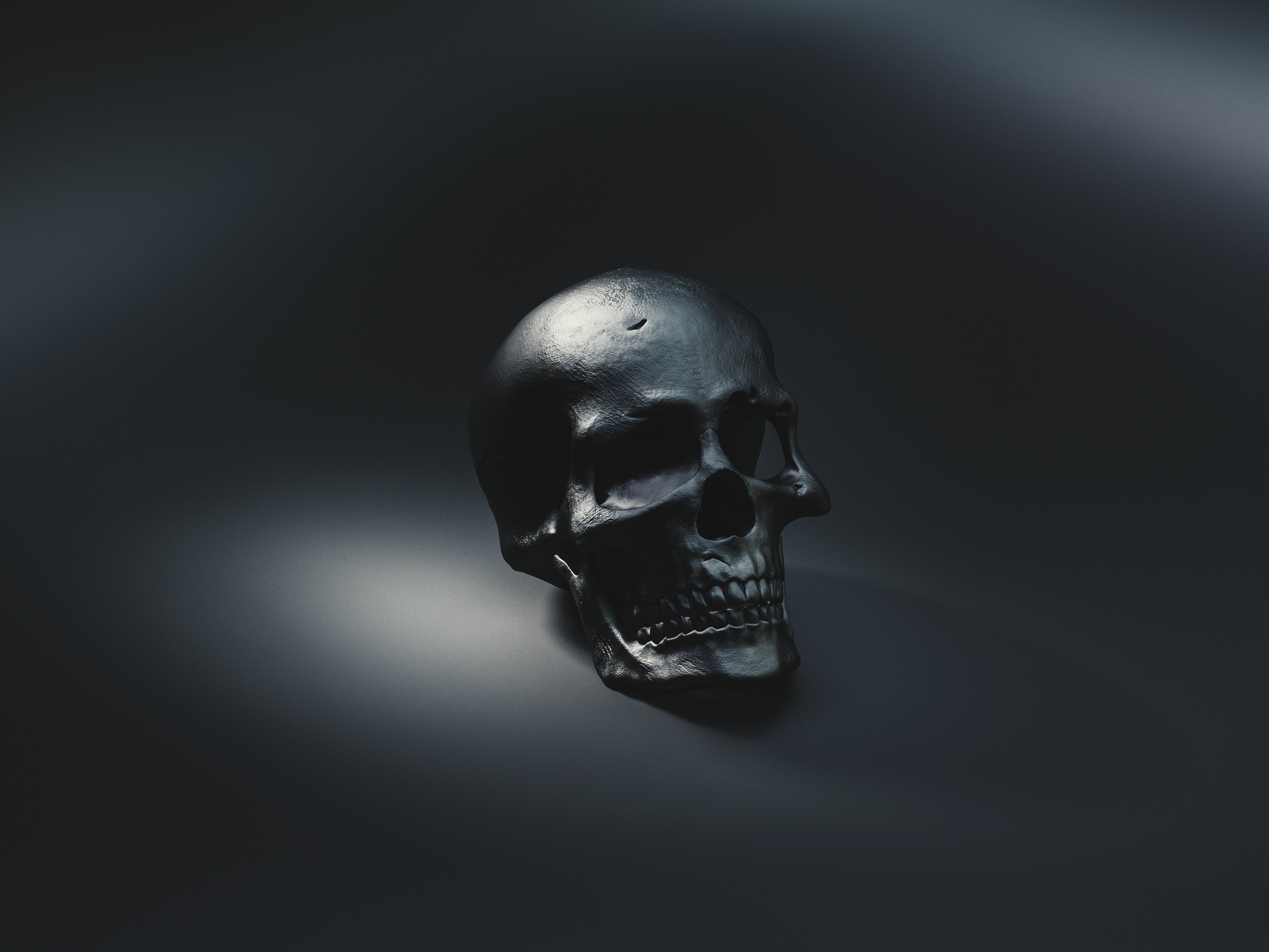 Dark Skull 4k Ultra HD Wallpaper