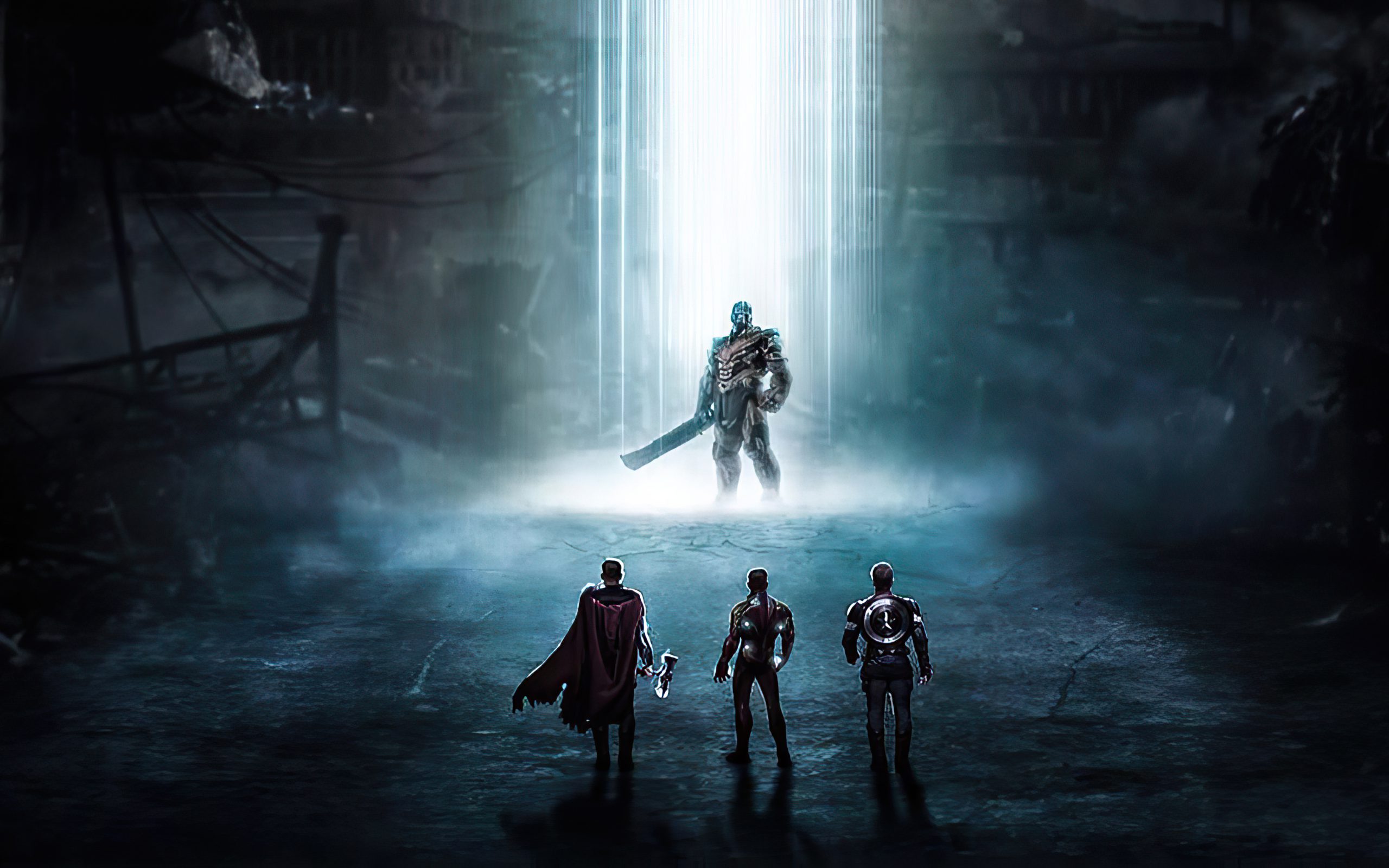 Thanos Ironman Thor Captain America 4K