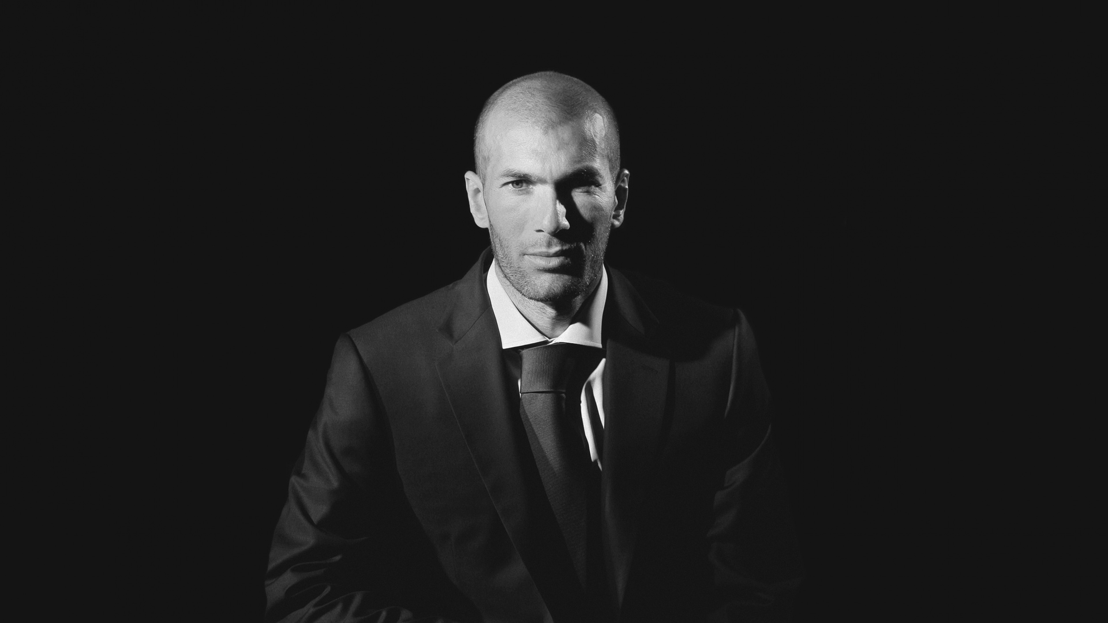 wallpaper for desktop, laptop. zidane real madrid soccer dark