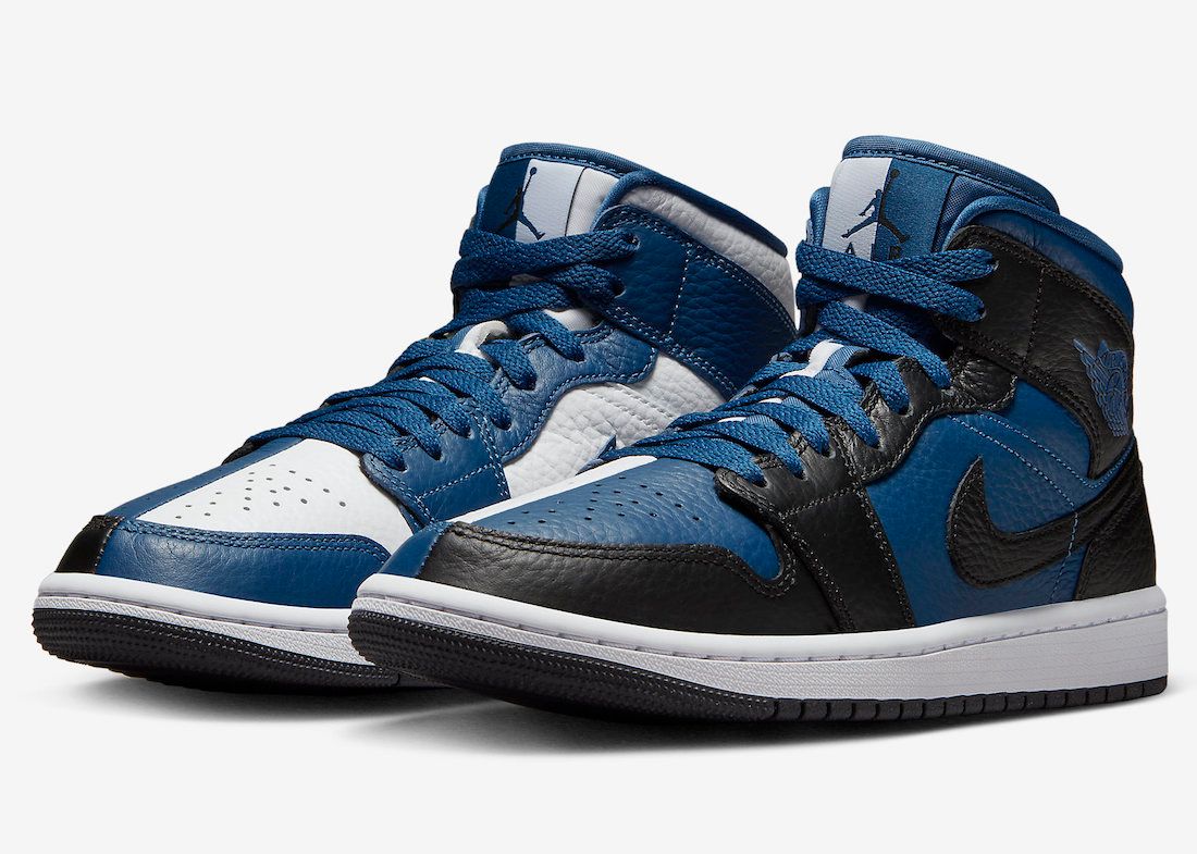 Official Image: Air Jordan 1 Mid Split 'French Blue'