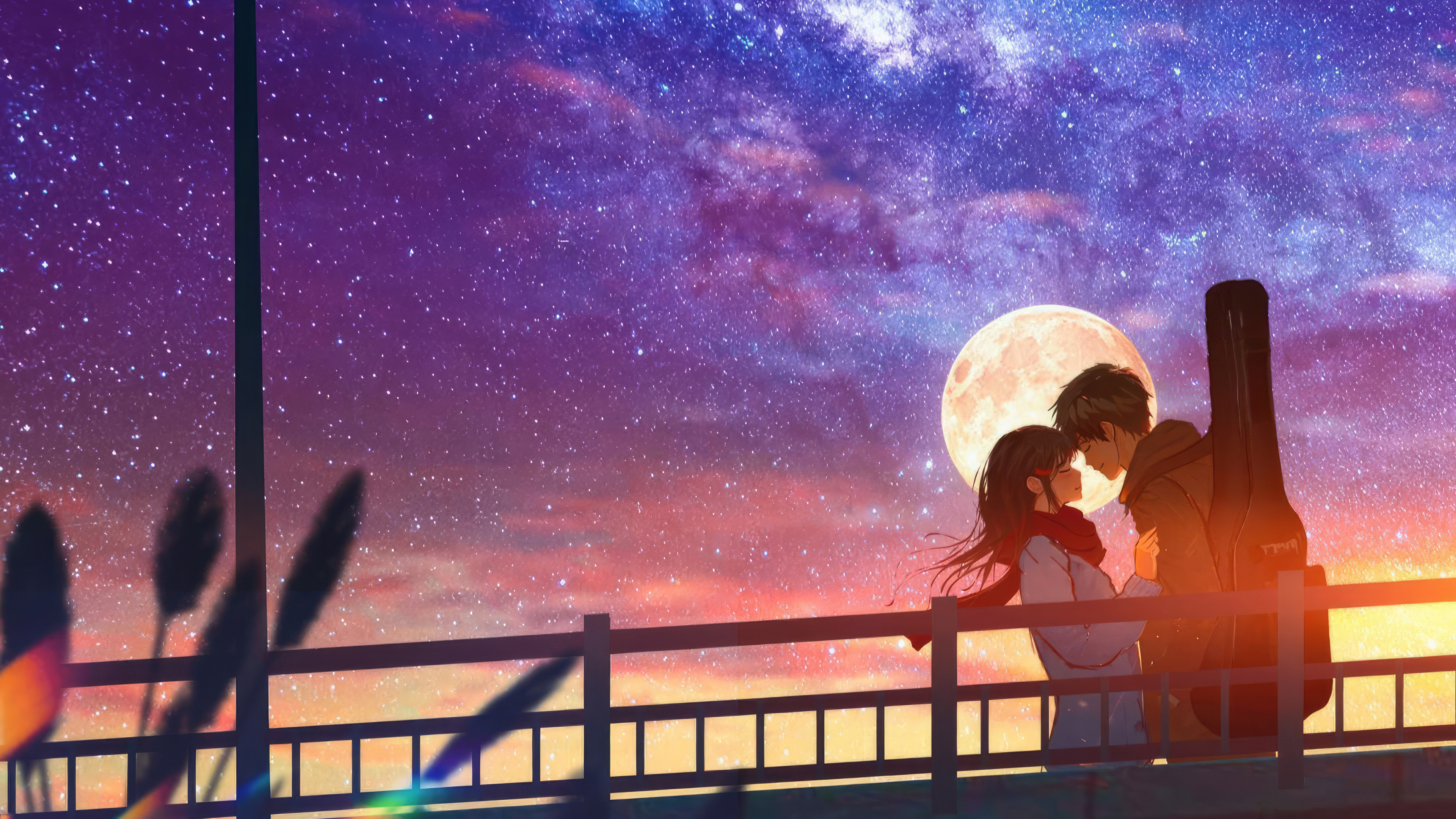 Anime Couple In Love Wallpaper, HD Anime
