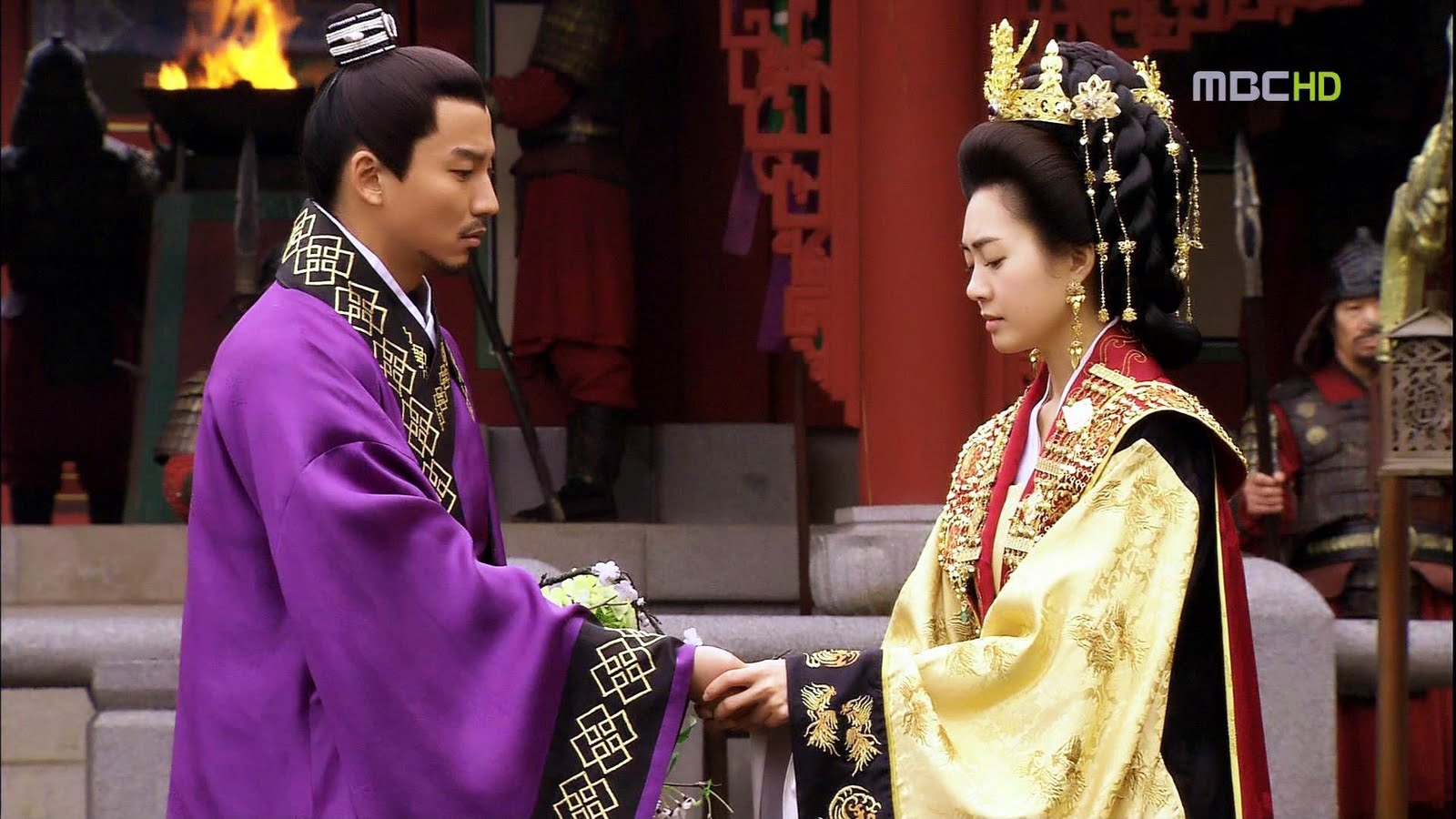 Bidam and his Queen Seon Deok