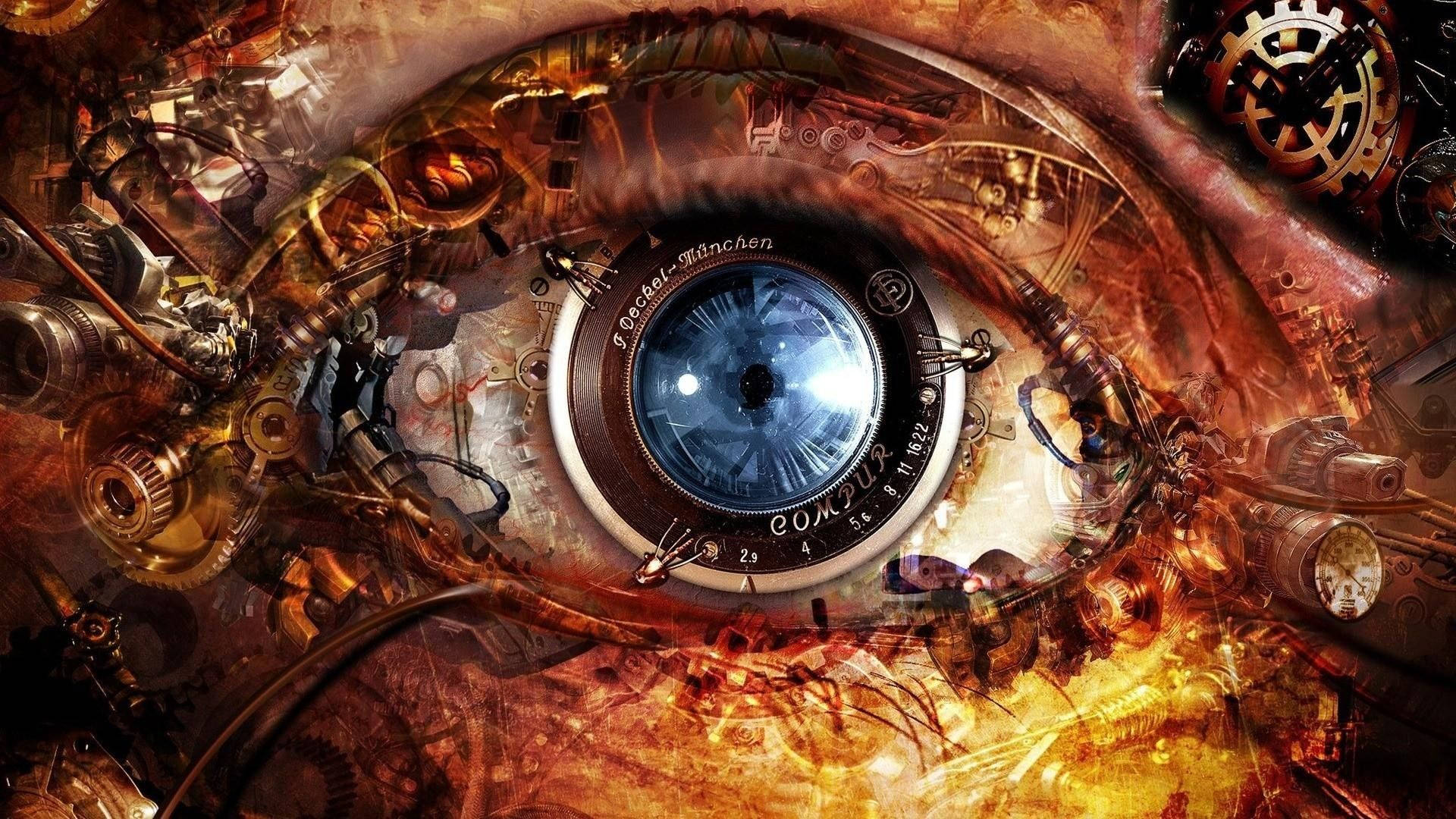 Download Coolest Mechanical Eye Wallpaper