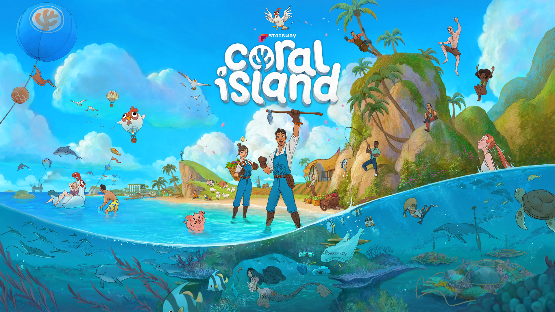 Coral Island HD Wallpaper and Background