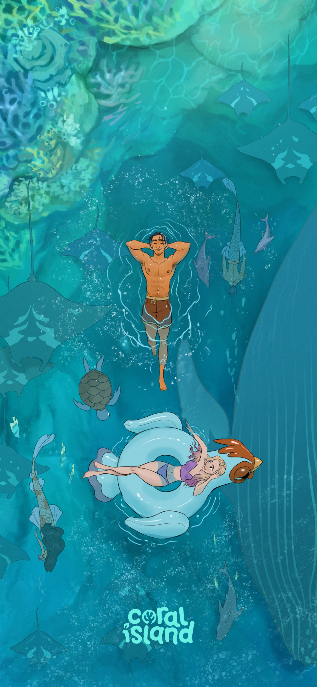 Coral Island version✨ #WorldOceanDay