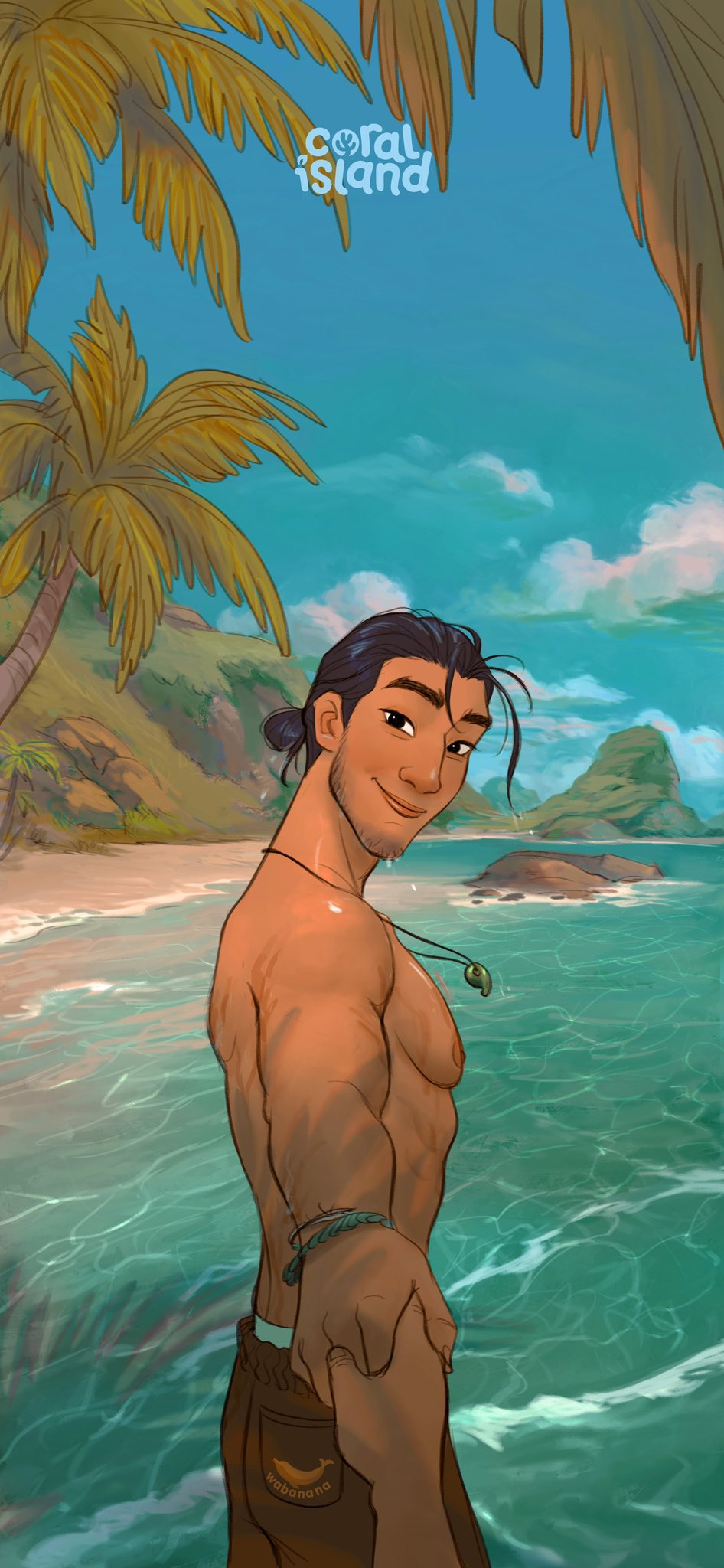 Coral Island Island Wallpaper: Theo & Alice