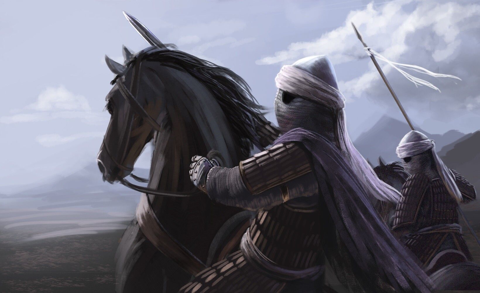 Umayyad Heavy Cavalry Artist Marwan Musa. Historical warriors, Persian warrior, Old warrior