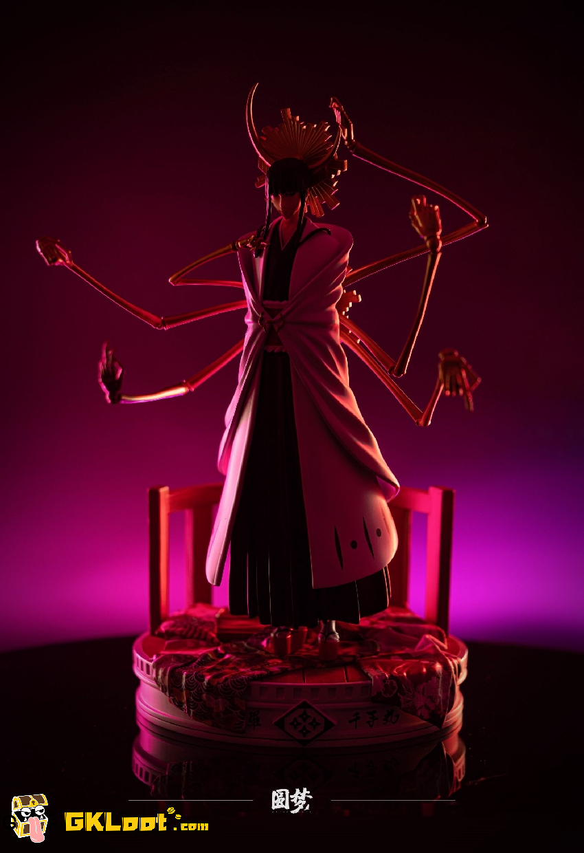 Yuan Meng Studio Bleach Nimaiya Oetsu & Senjumaru Shutara Statue. GKLoot.com