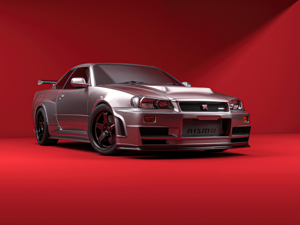 Wallpaper Nissan R34 Skyline Gt R Nismo Z Tune, Classic Design Car Desktop Wallpaper, HD Image, Picture, Background, D01776