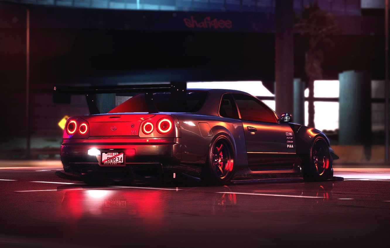 Red Nissan Skyline Wallpaper