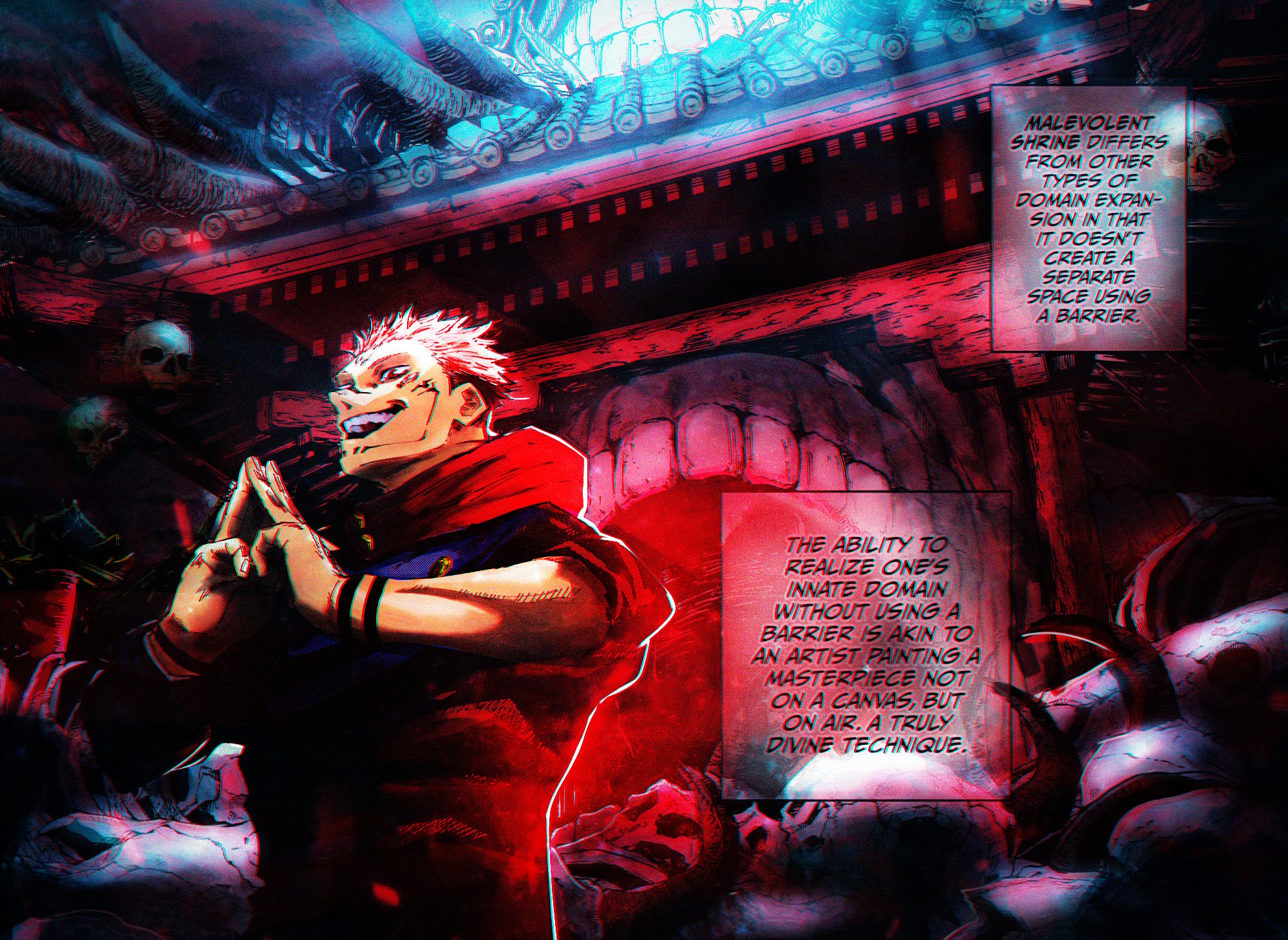 Ranonsips Kaisen [CH 119] Sukuna domain expansion: malevolent shrine #JJK #JujutsuKaisen #呪術廻戦