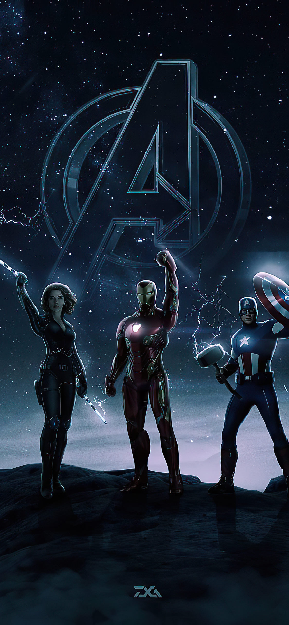 Iron Man Captain America And Black Widow 4k iPhone XS, iPhone 10, iPhone X HD 4k Wallpaper, Image, Background, Photo and Picture