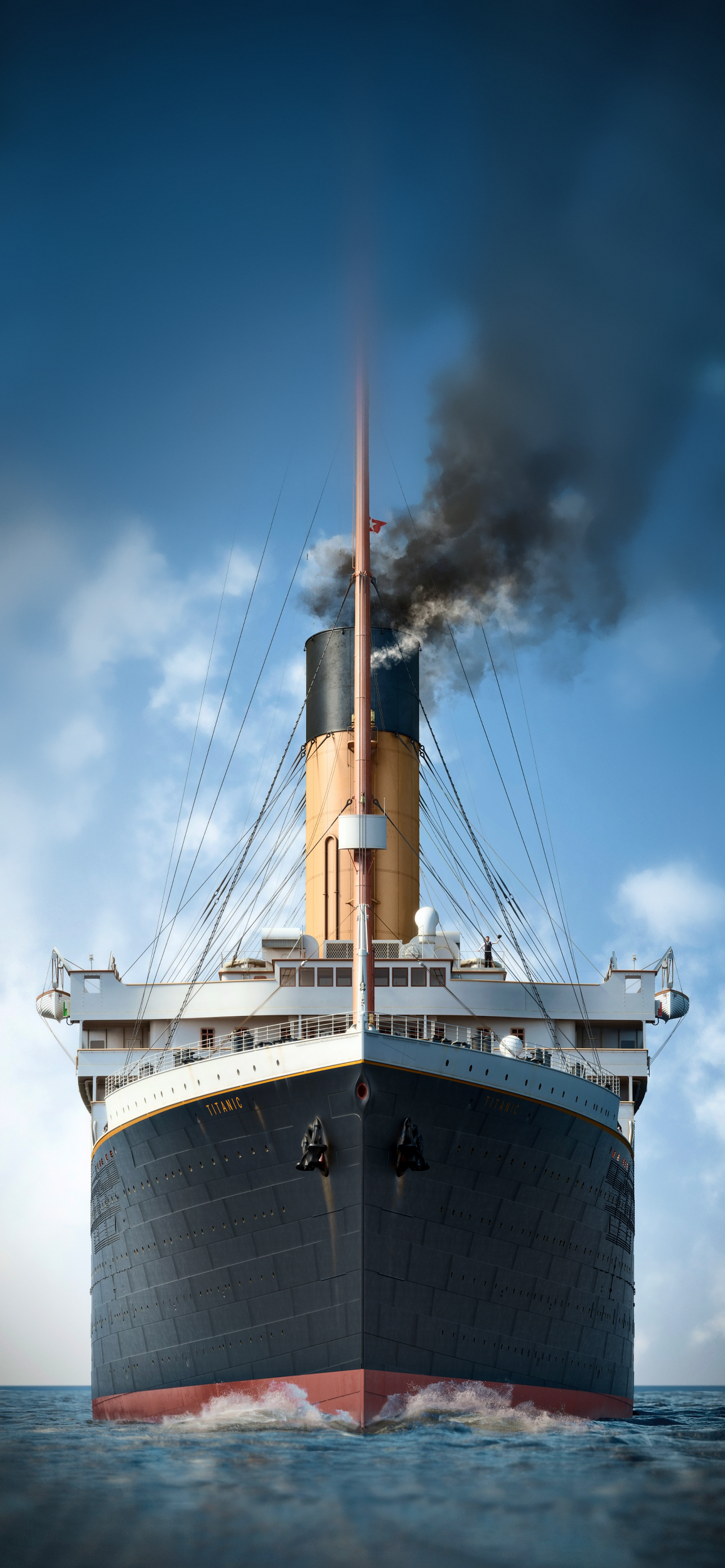 I made this Titanic wallpaper based on the one of my renders, thought you guys would like to try it out. Res should be adequate for most of the smartphones