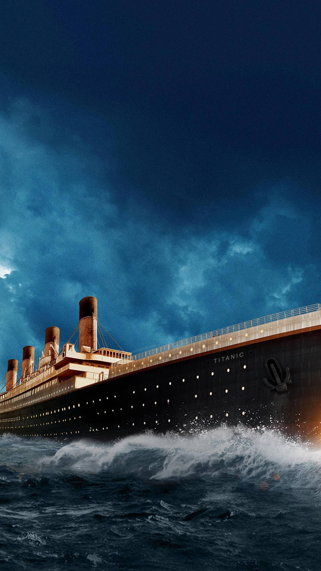 Download Titanic In The Storm Wallpaper
