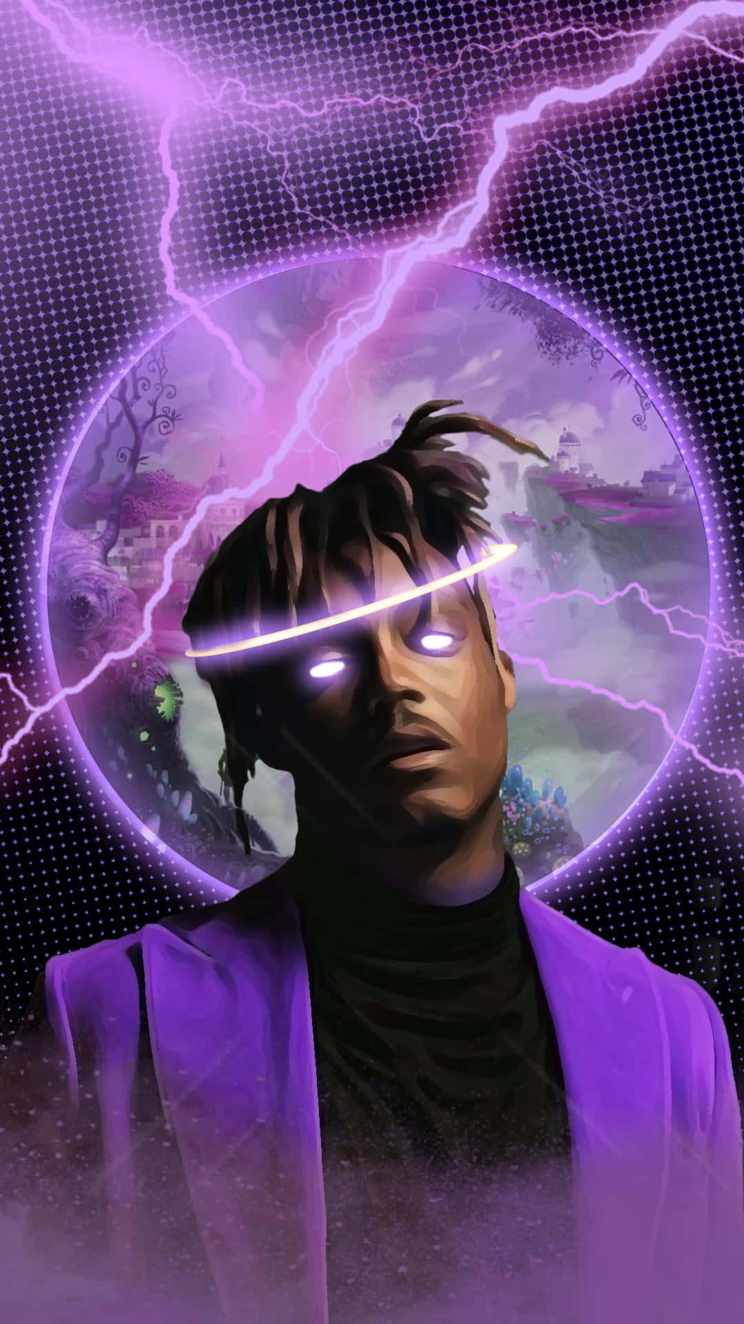 Download Experience the Power of Music with this Stunning Juice Wrld Art Wallpaper