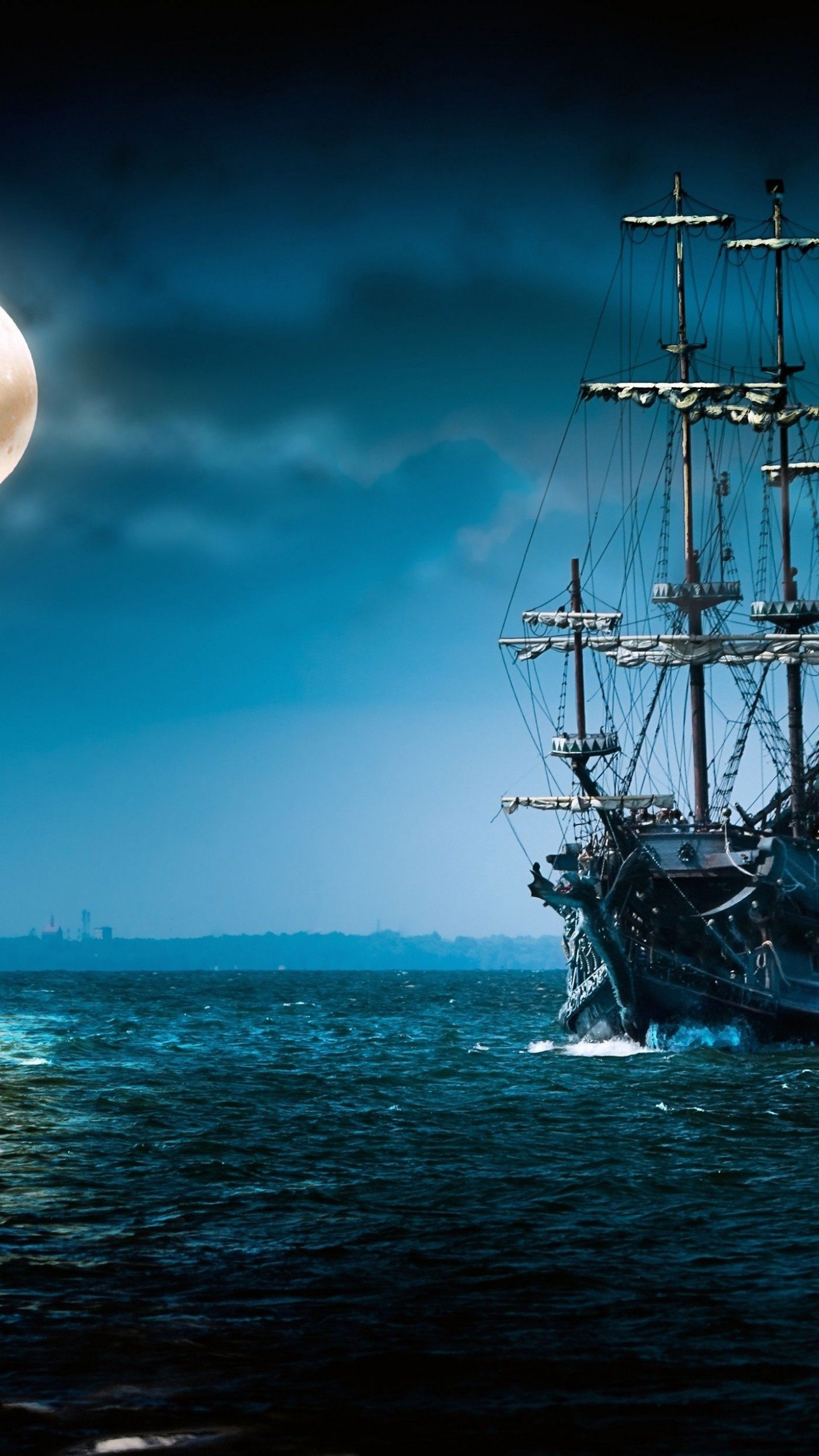 Black pearl ship Wallpaper Download