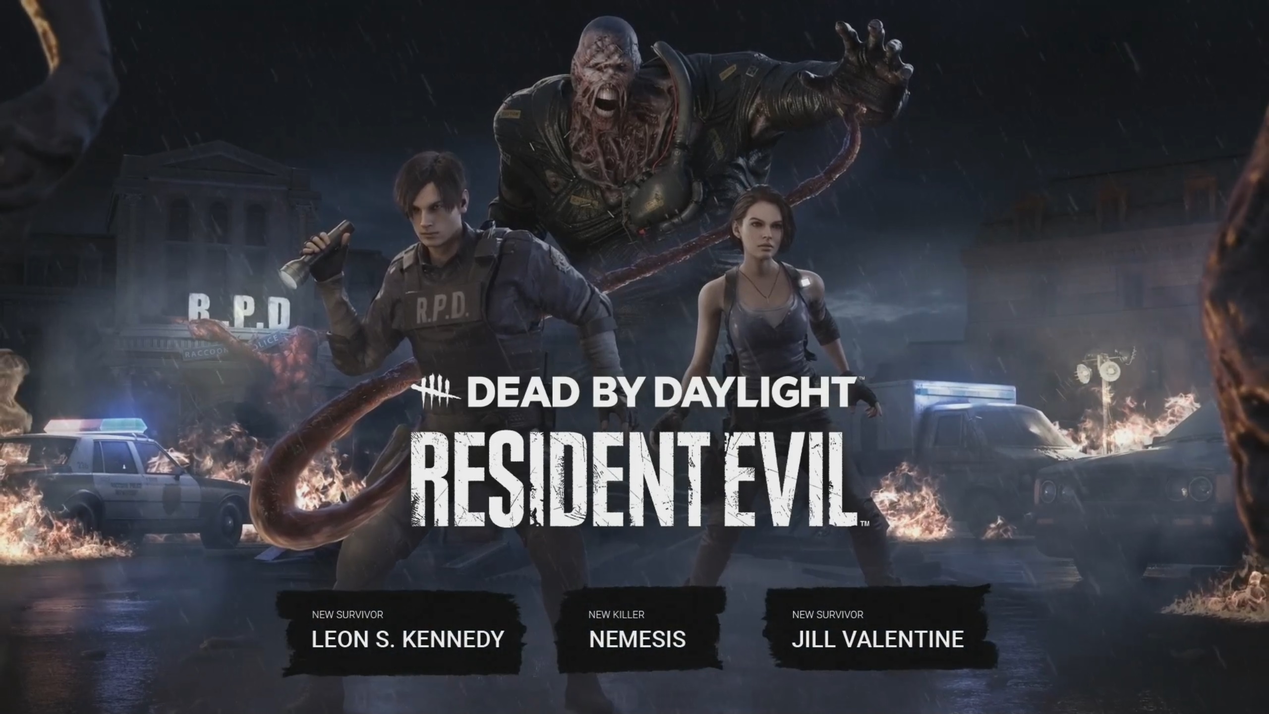 Leon, Jill, Nemesis, and RPD map coming in Dead by Daylight Resident Evil chapter