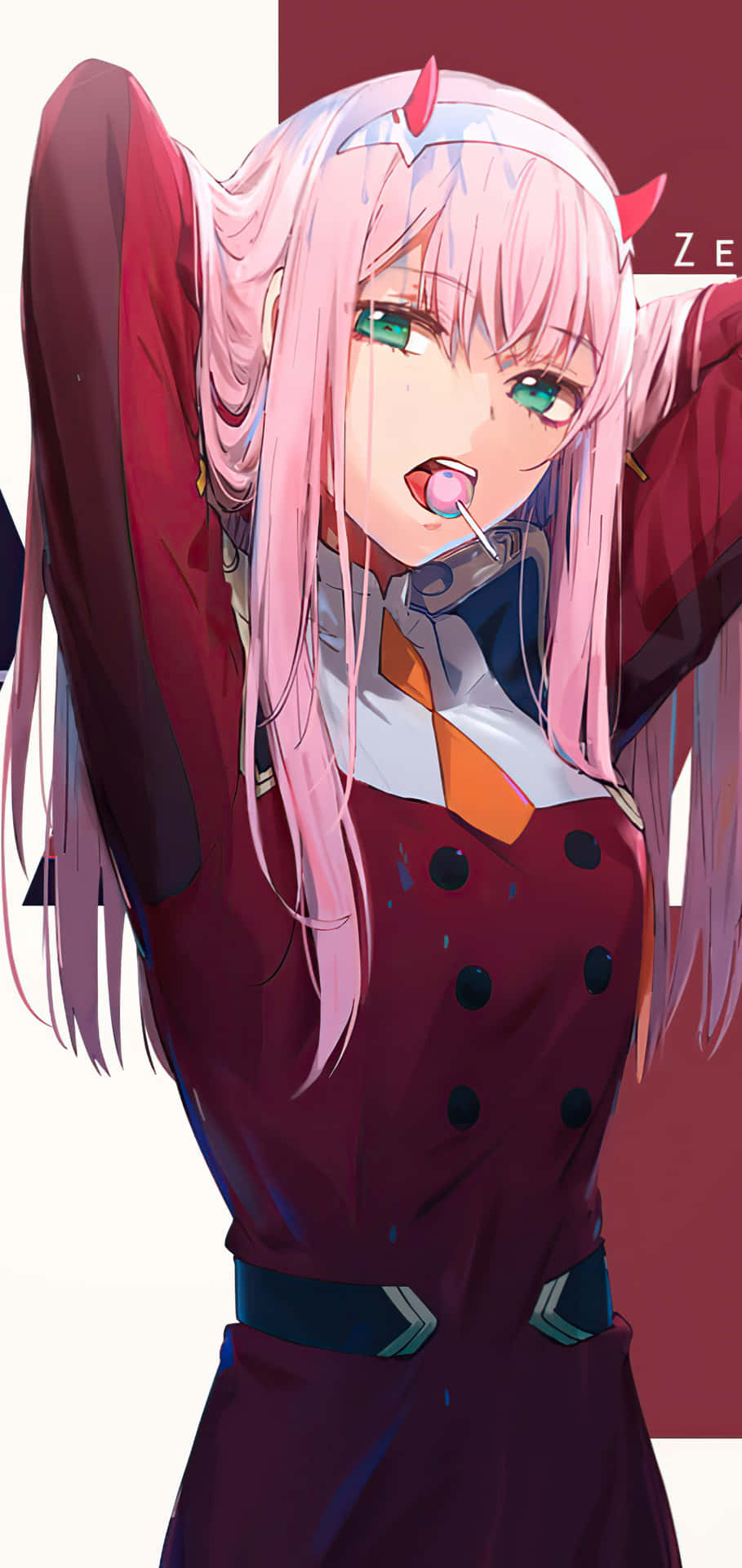 Darling In The Franxx Phone Wallpaper
