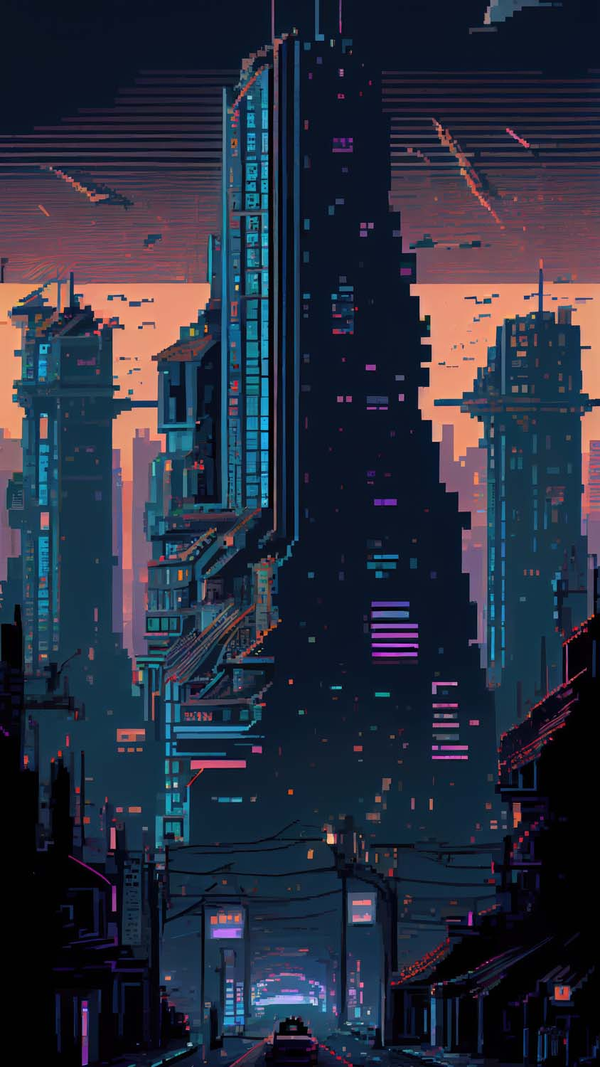 Cyberpunk Gaming Pixel Live Wallpaper - MoeWalls