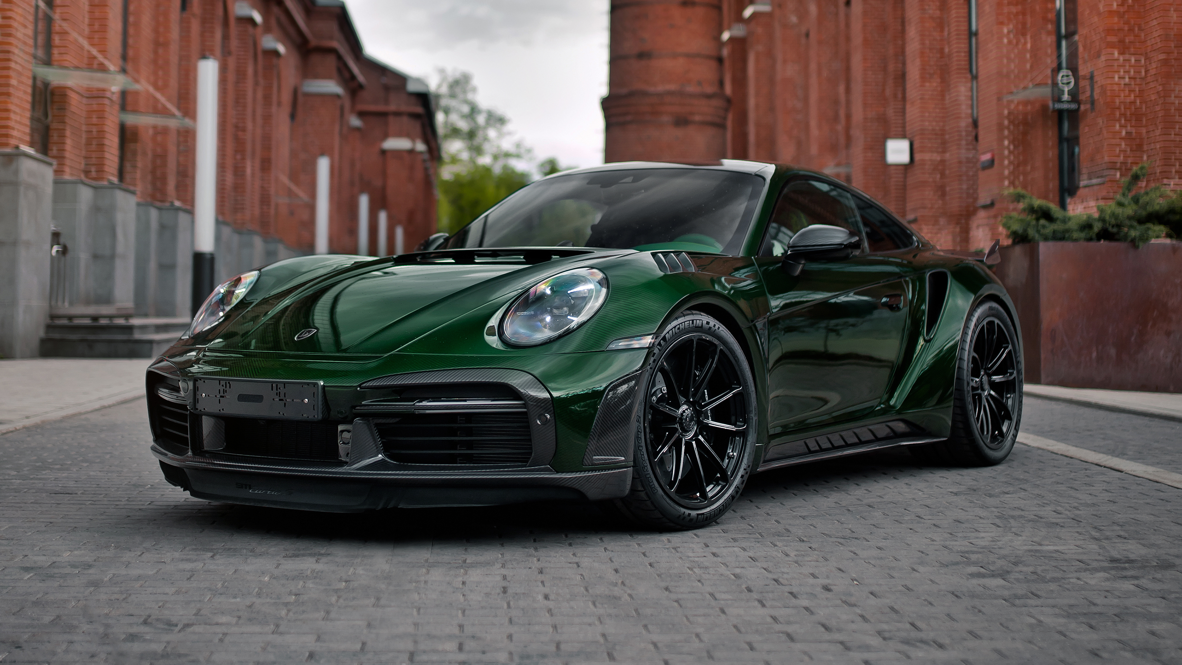 TopCar Porsche 911 Turbo S Stinger GTR Carbon Edition 4K Wallpaper Car Wallpaper