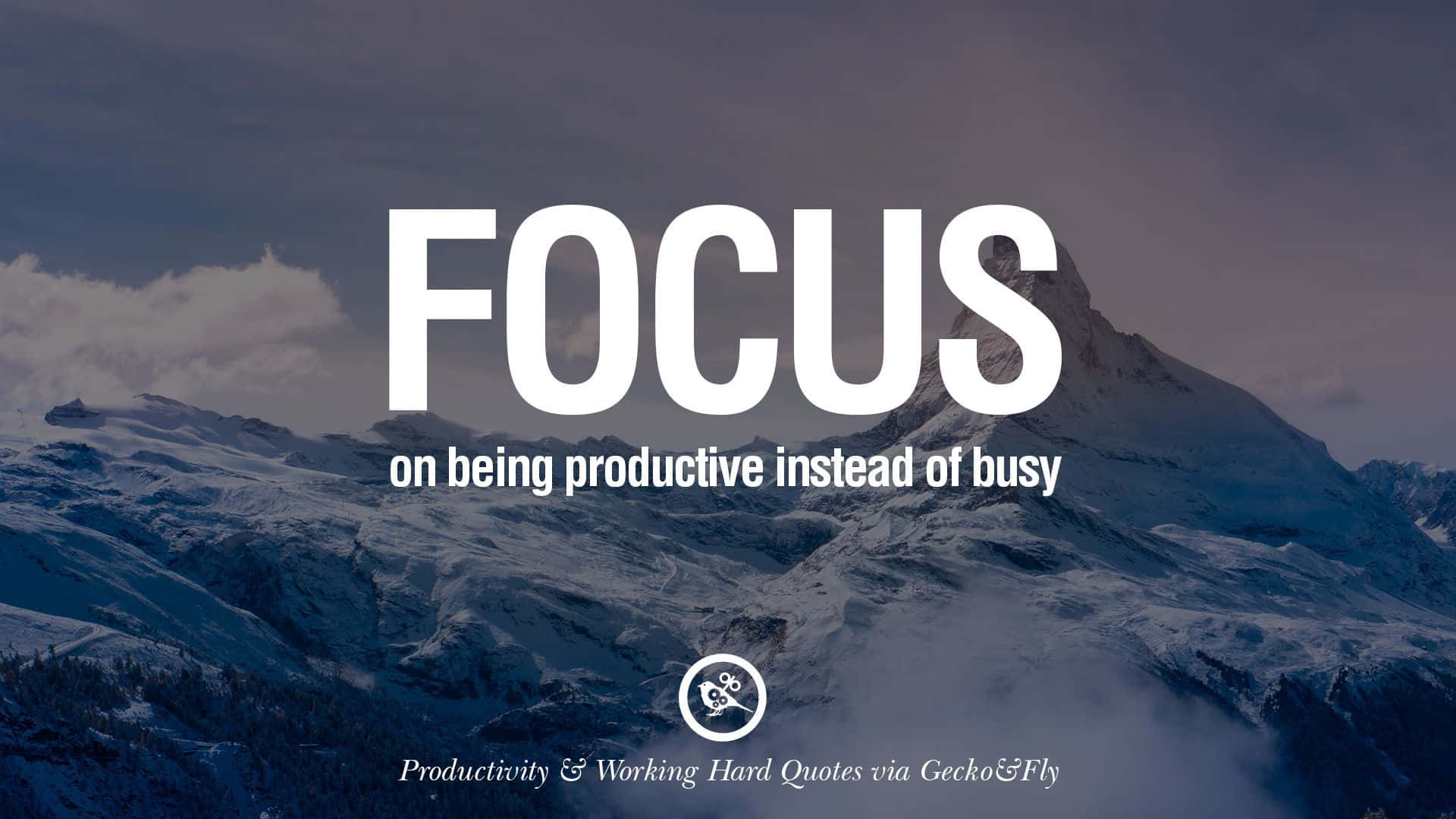 Download Productive Focus Wallpaper