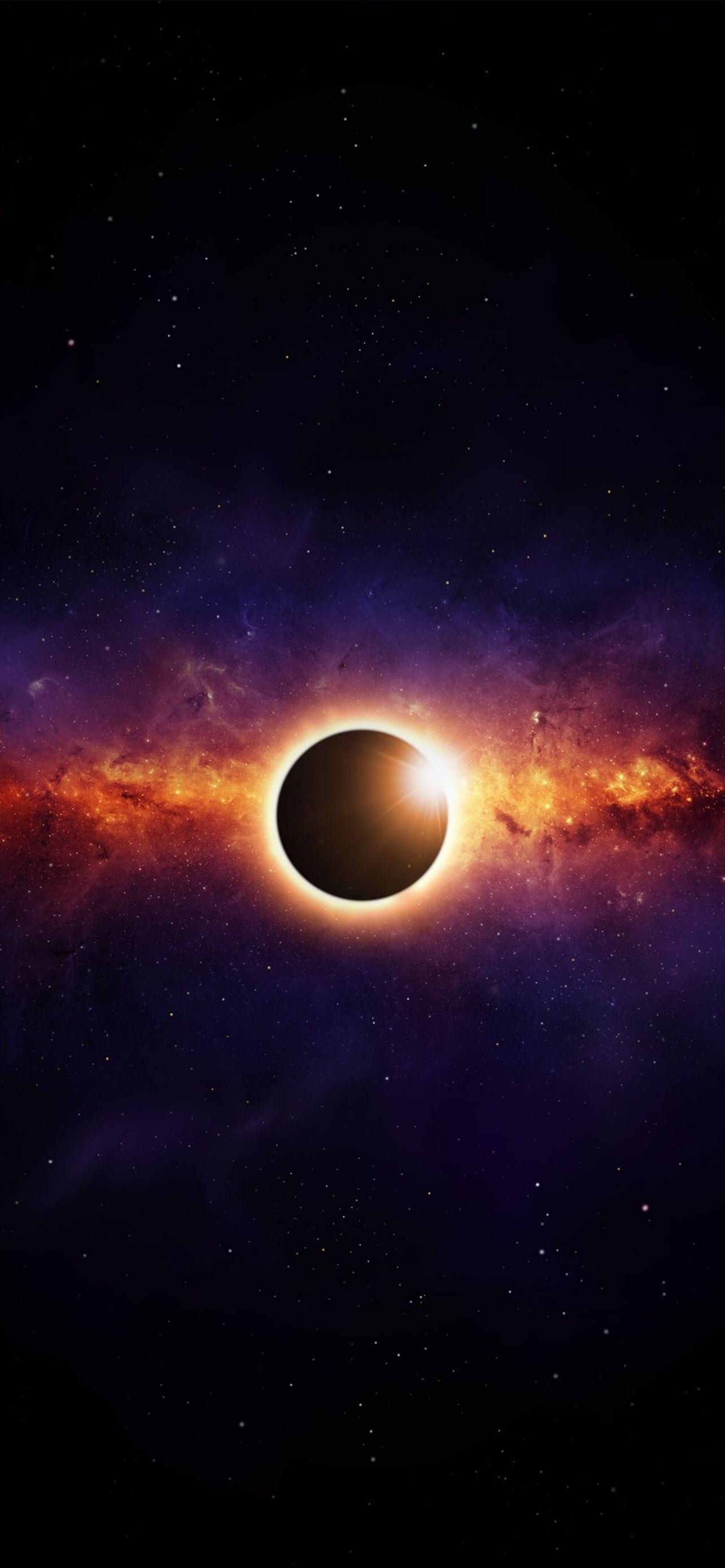Solar Eclipse Universe Top Free Solar Eclipse Univ. iPhone Wallpaper Free Download