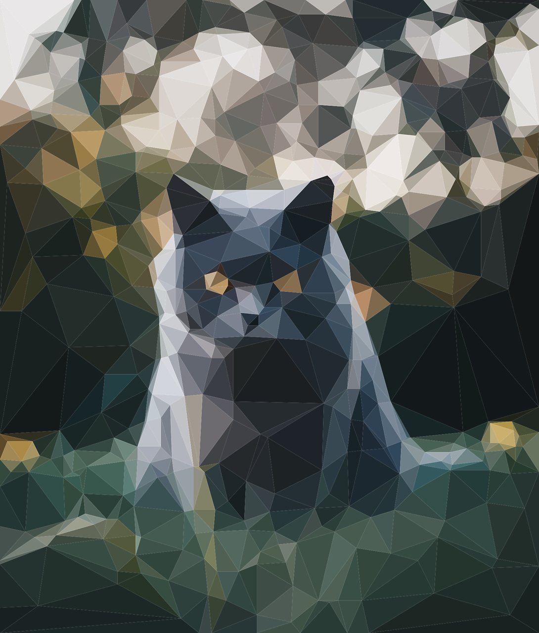 Download Black Cat Animal Pet. Royalty Free Vector Graphic