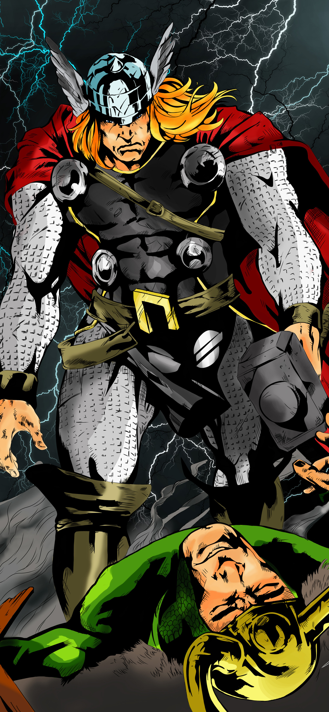 Thor Comic Art iPhone XS