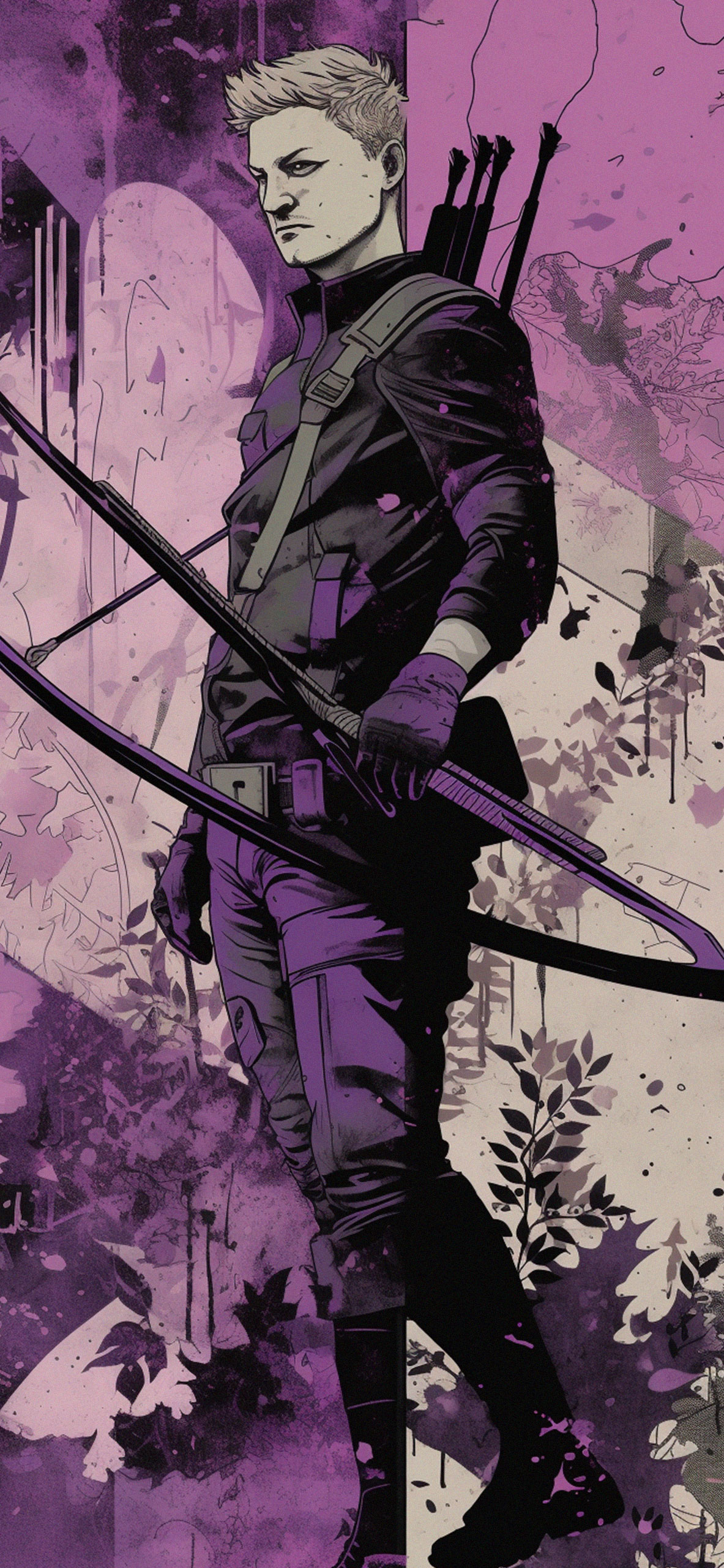 Marvel Hawkeye Purple Wallpaper Wallpaper iPhone
