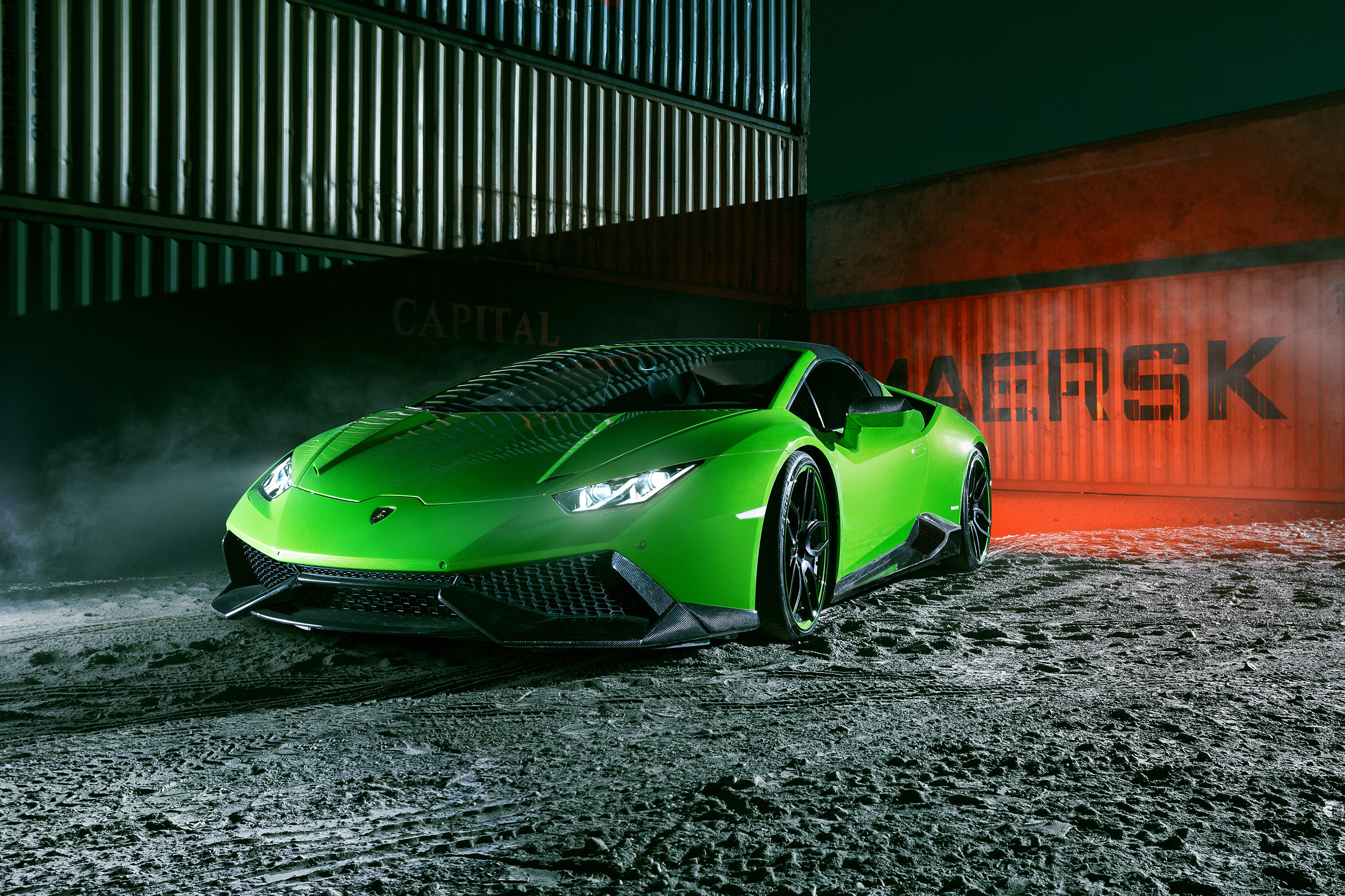 HD desktop wallpaper: Lamborghini, Car, Vehicles, Green Car, Lamborghini Huracán, Lamborghini Huracan Spyder download free picture