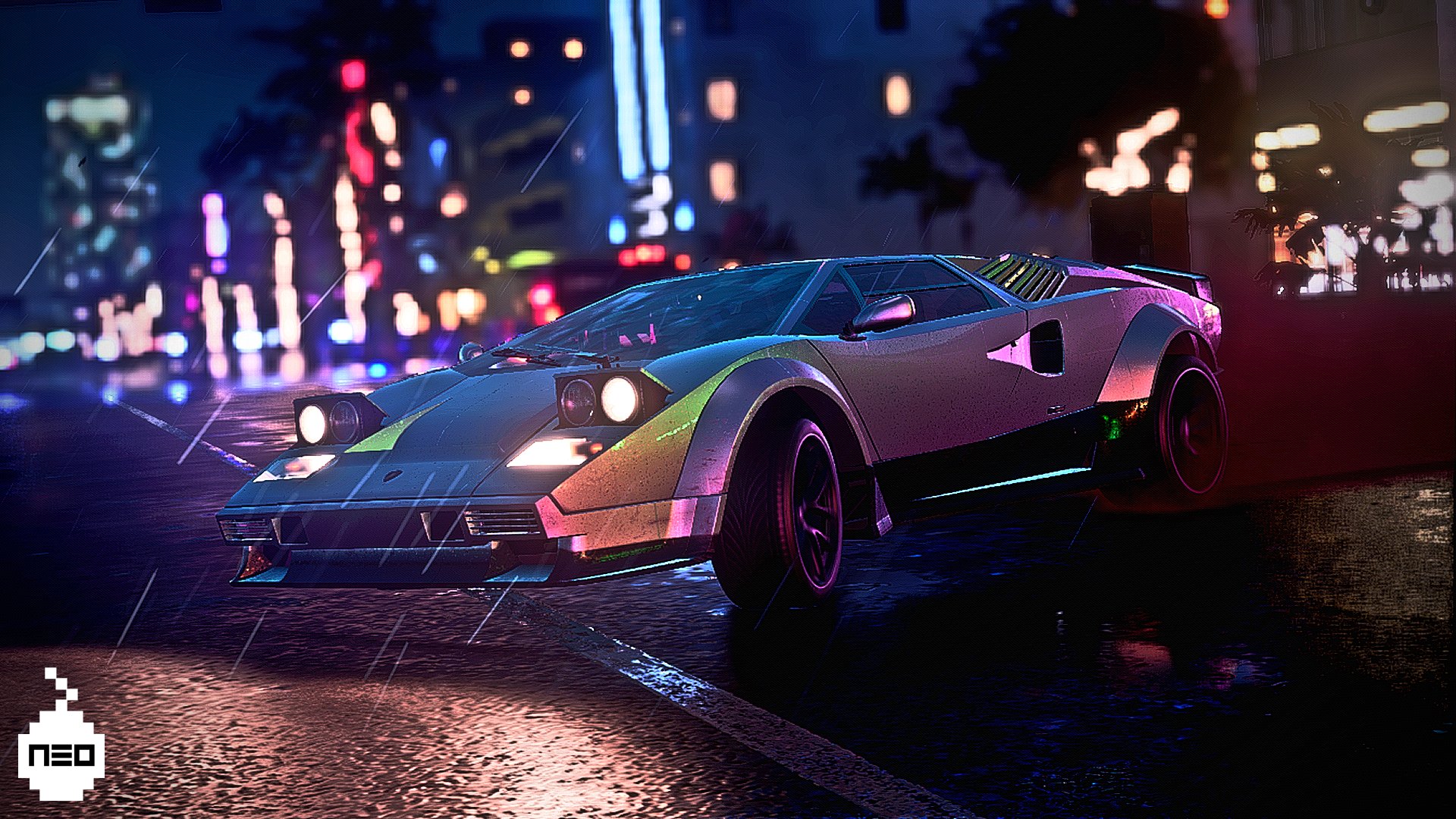 NEO_NoiseBomb. #NeedforSpeed #NFS #NeedforSpeedHeat #NFSHeat #PC #NVIDIAFreeStyle #Lamborghini #Countach #HeatUNITE #Aesthetic